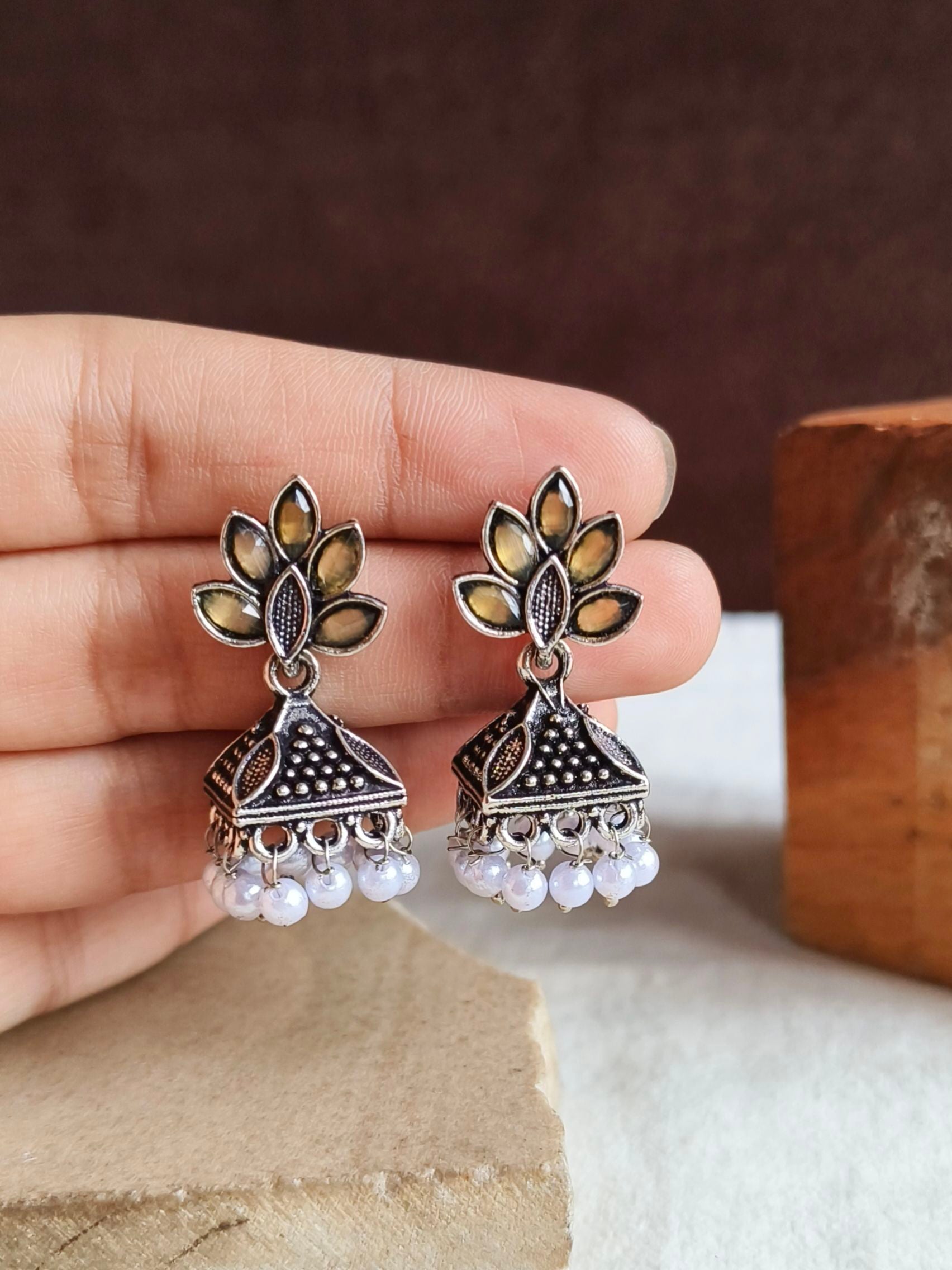 Oxidised Earrings
