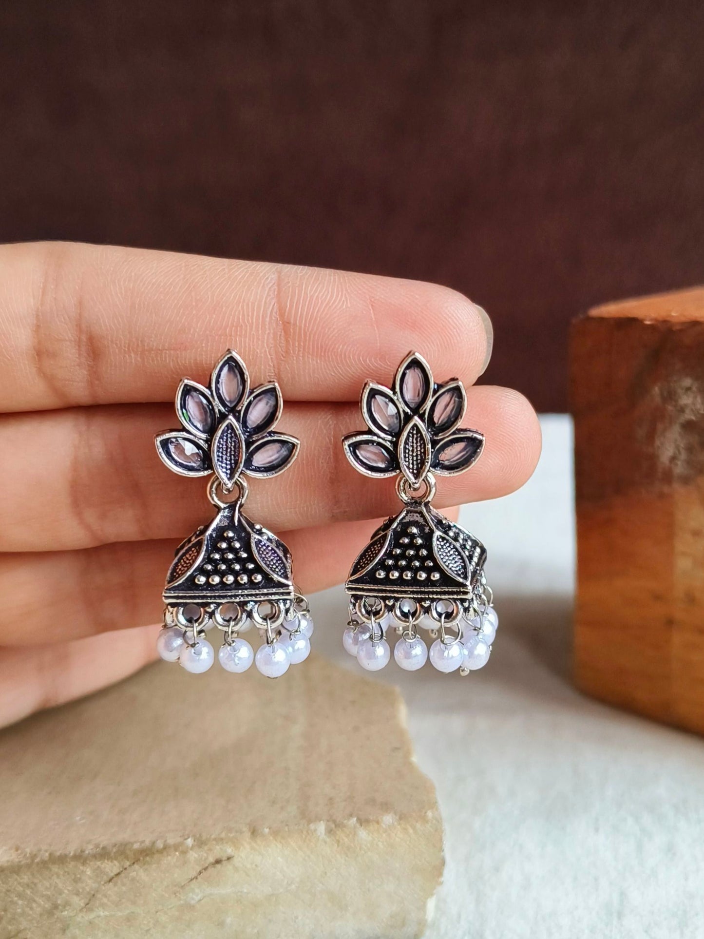 Oxidised Earrings