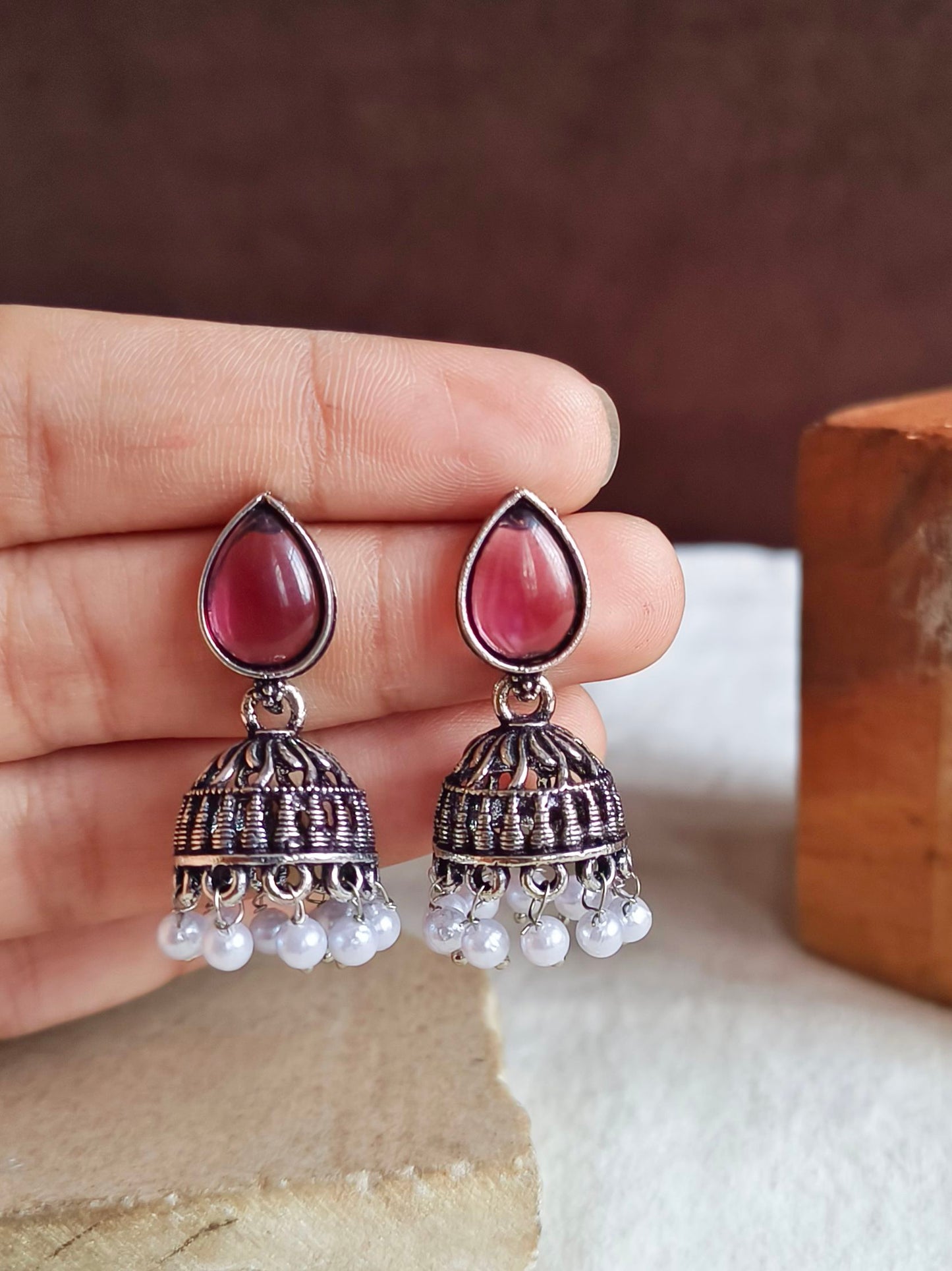 Oxidised Earrings