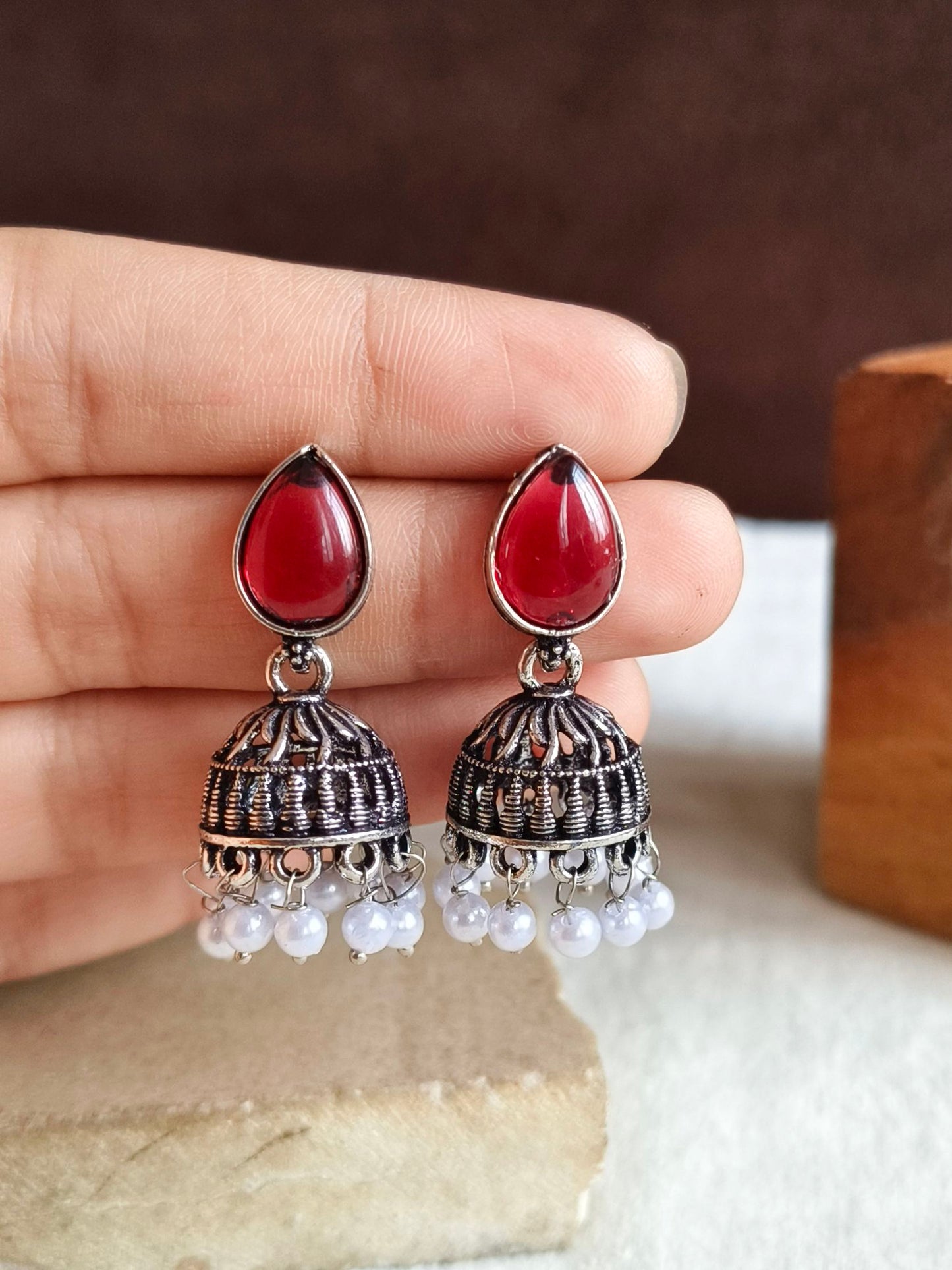 Oxidised Earrings
