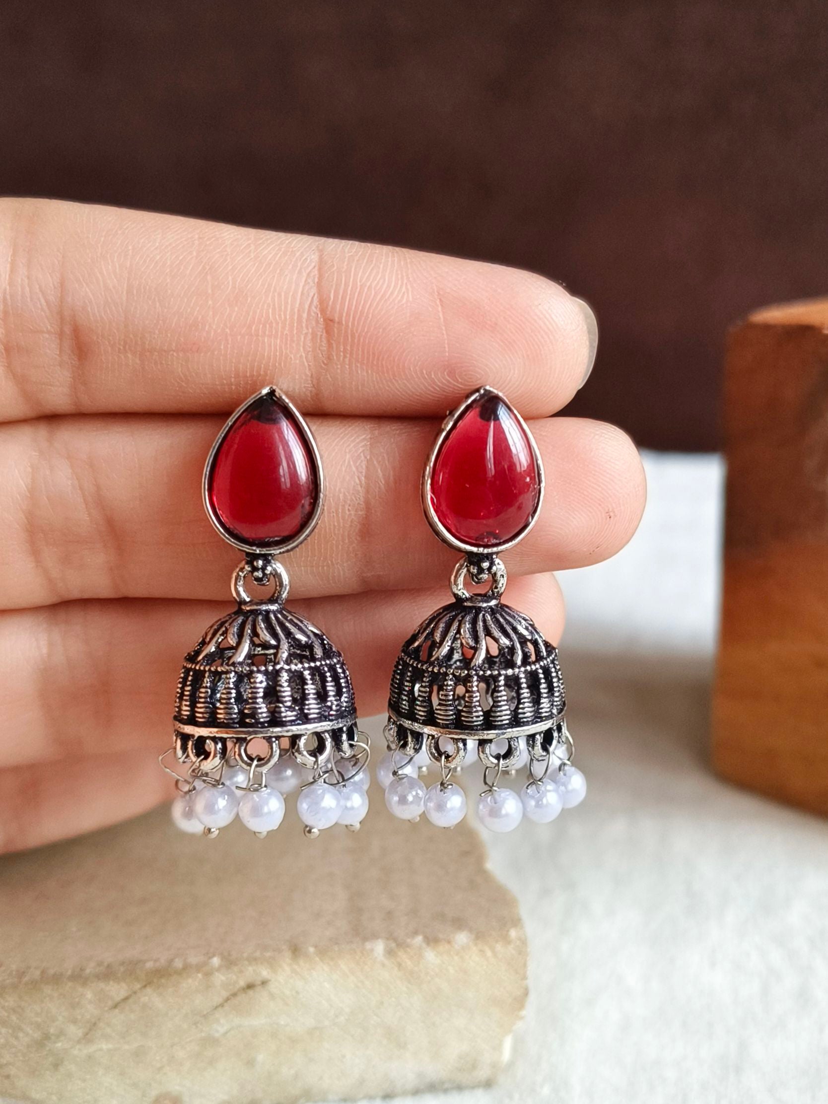 Oxidised Earrings