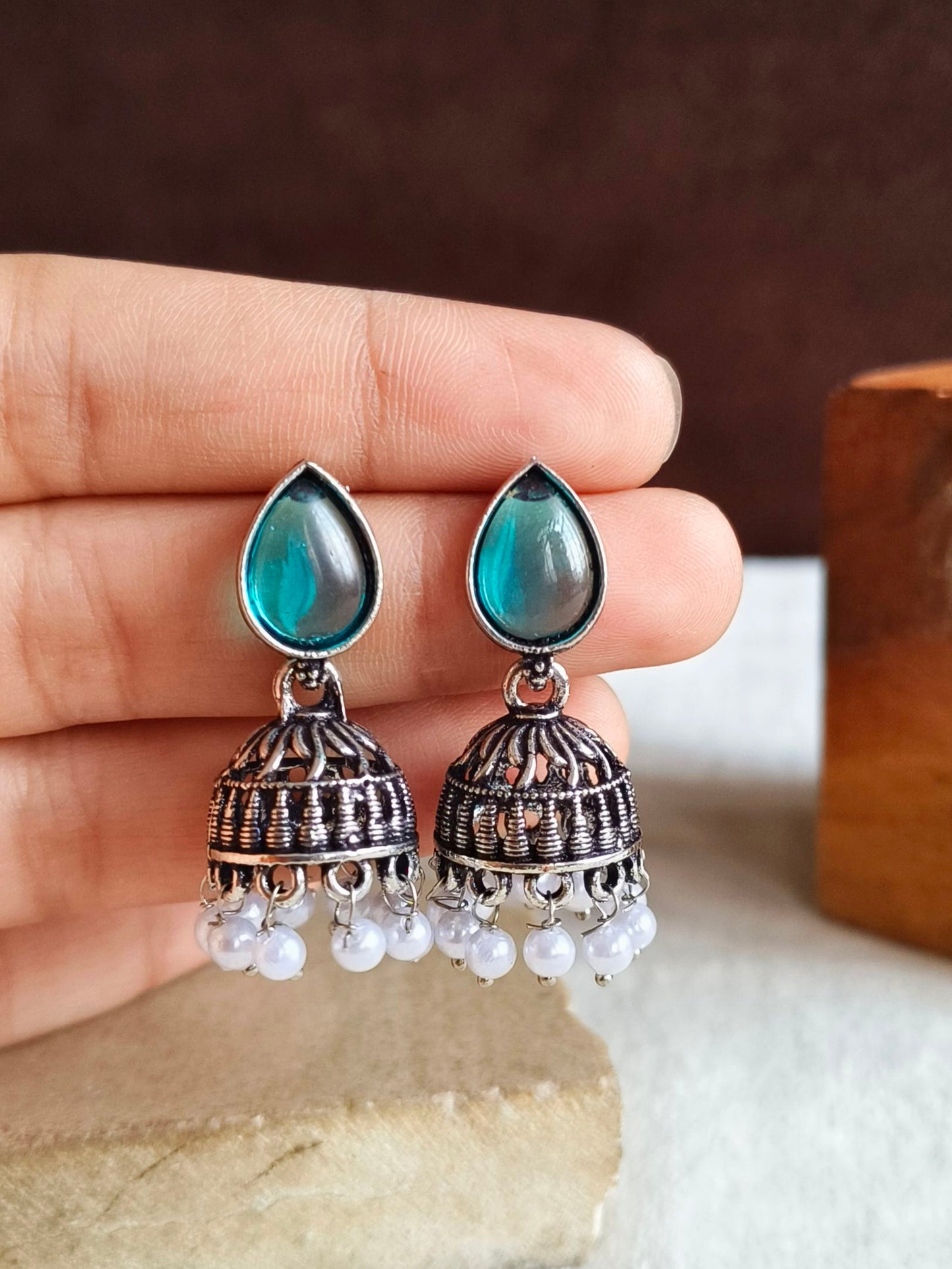 Oxidised Earrings
