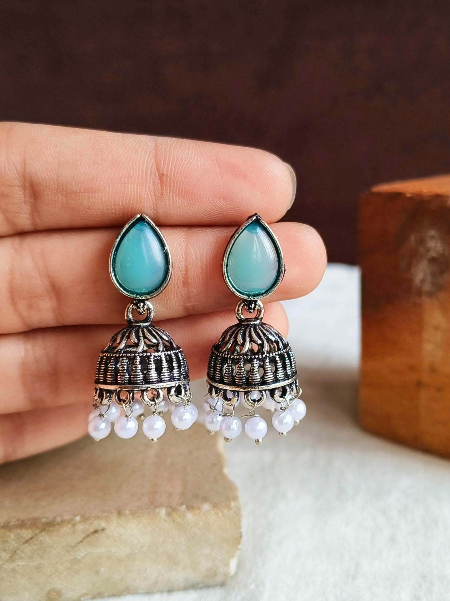 Oxidised Earrings