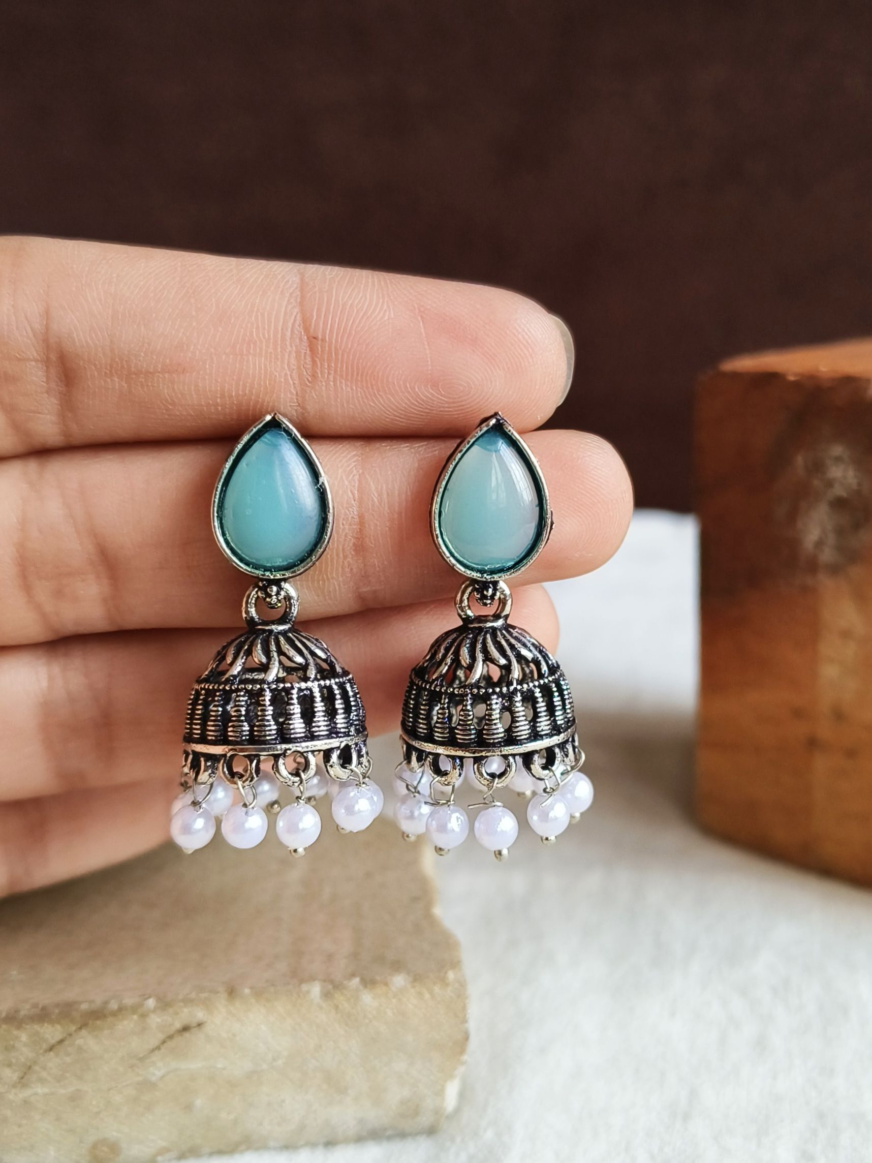 Oxidised Earrings