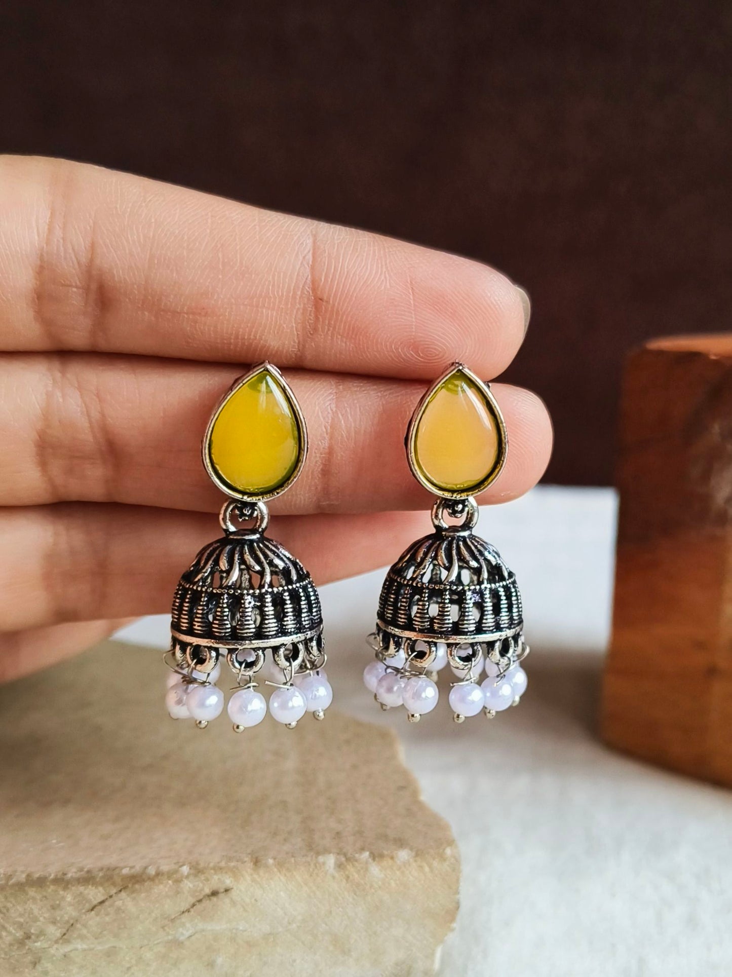 Oxidised Earrings