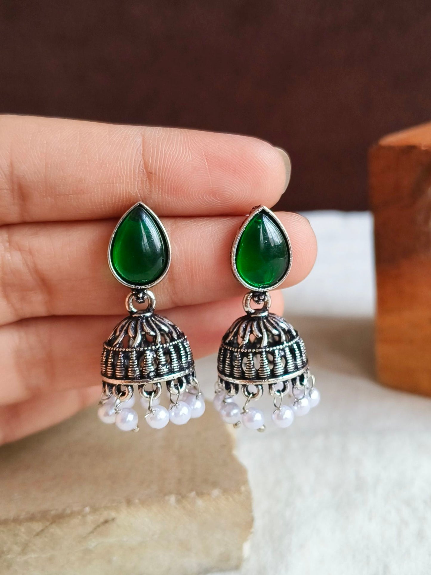Oxidised Earrings