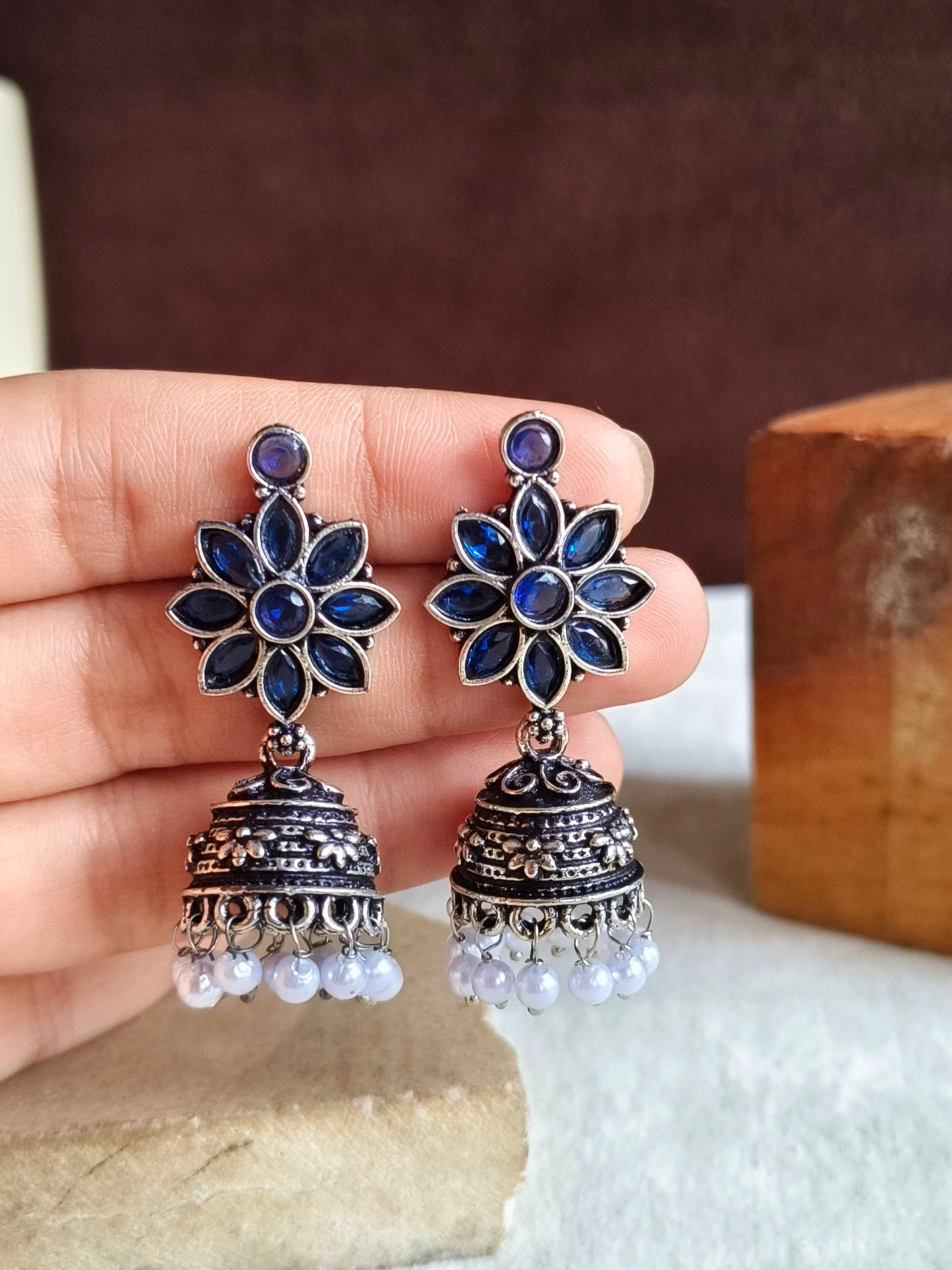 Oxidised Earrings