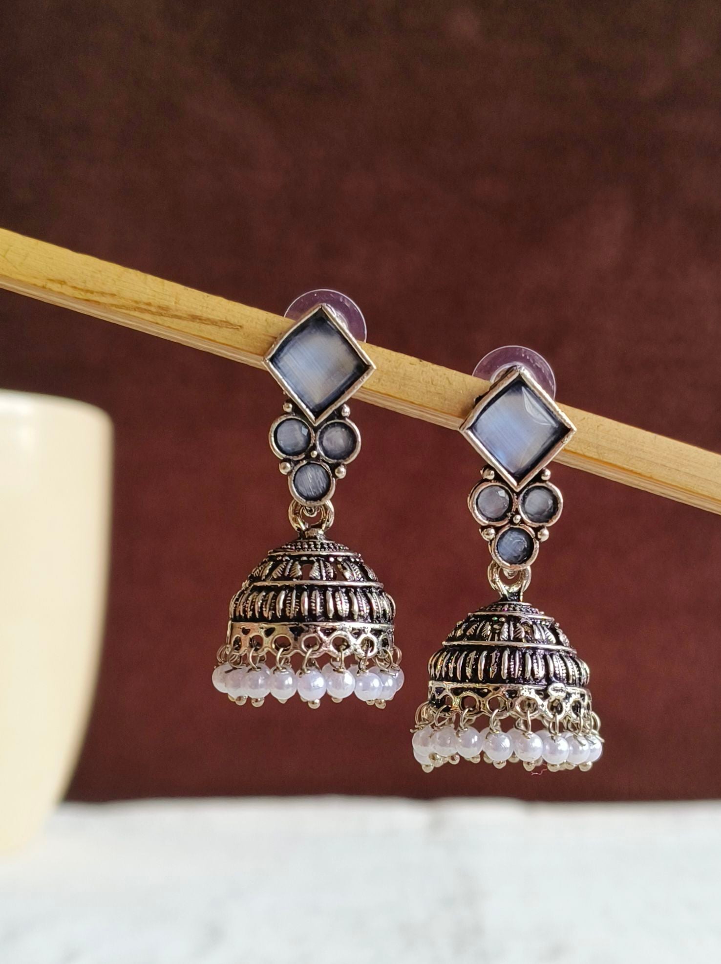 Oxidised Earrings