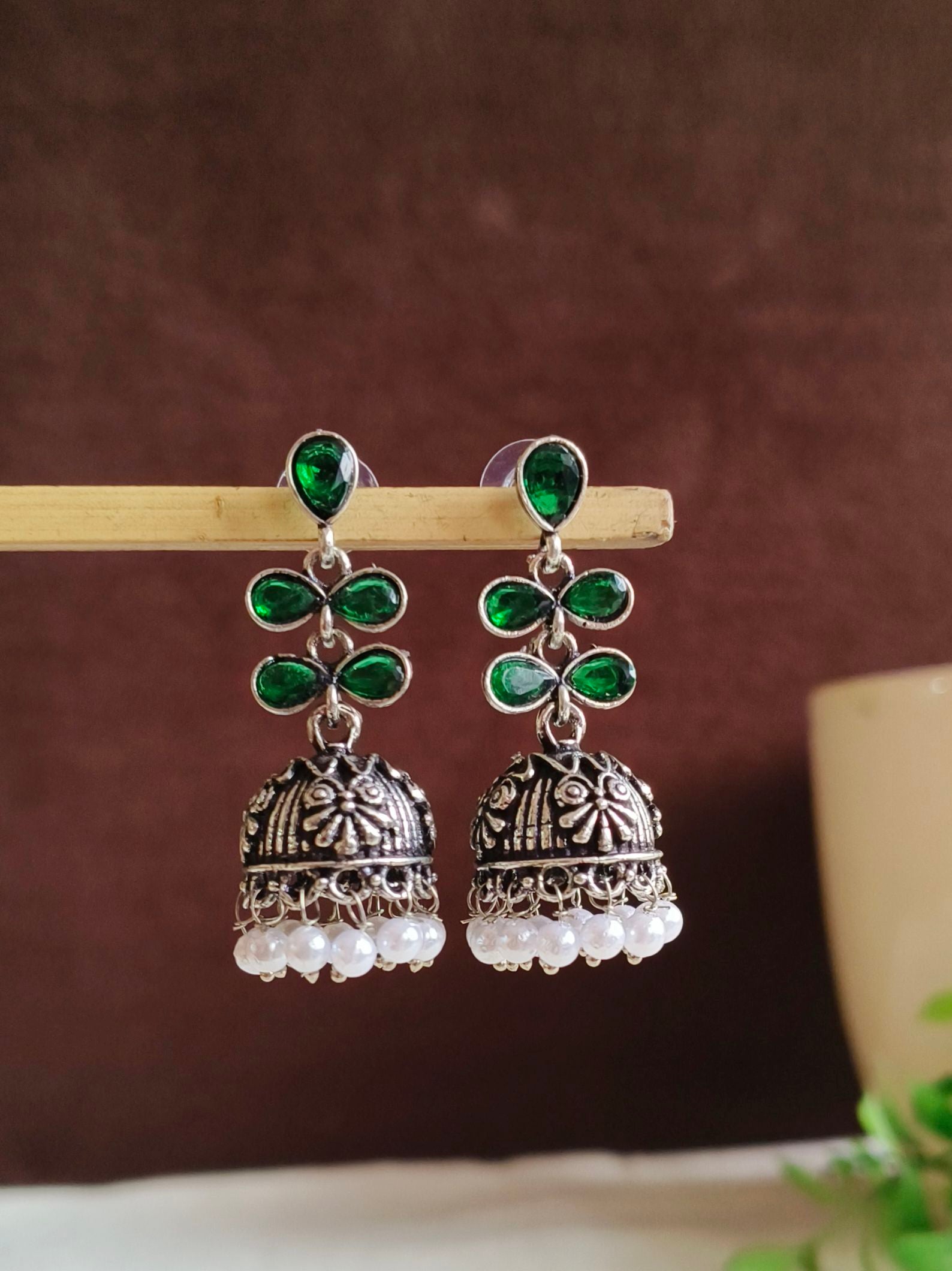 Oxidised Earrings