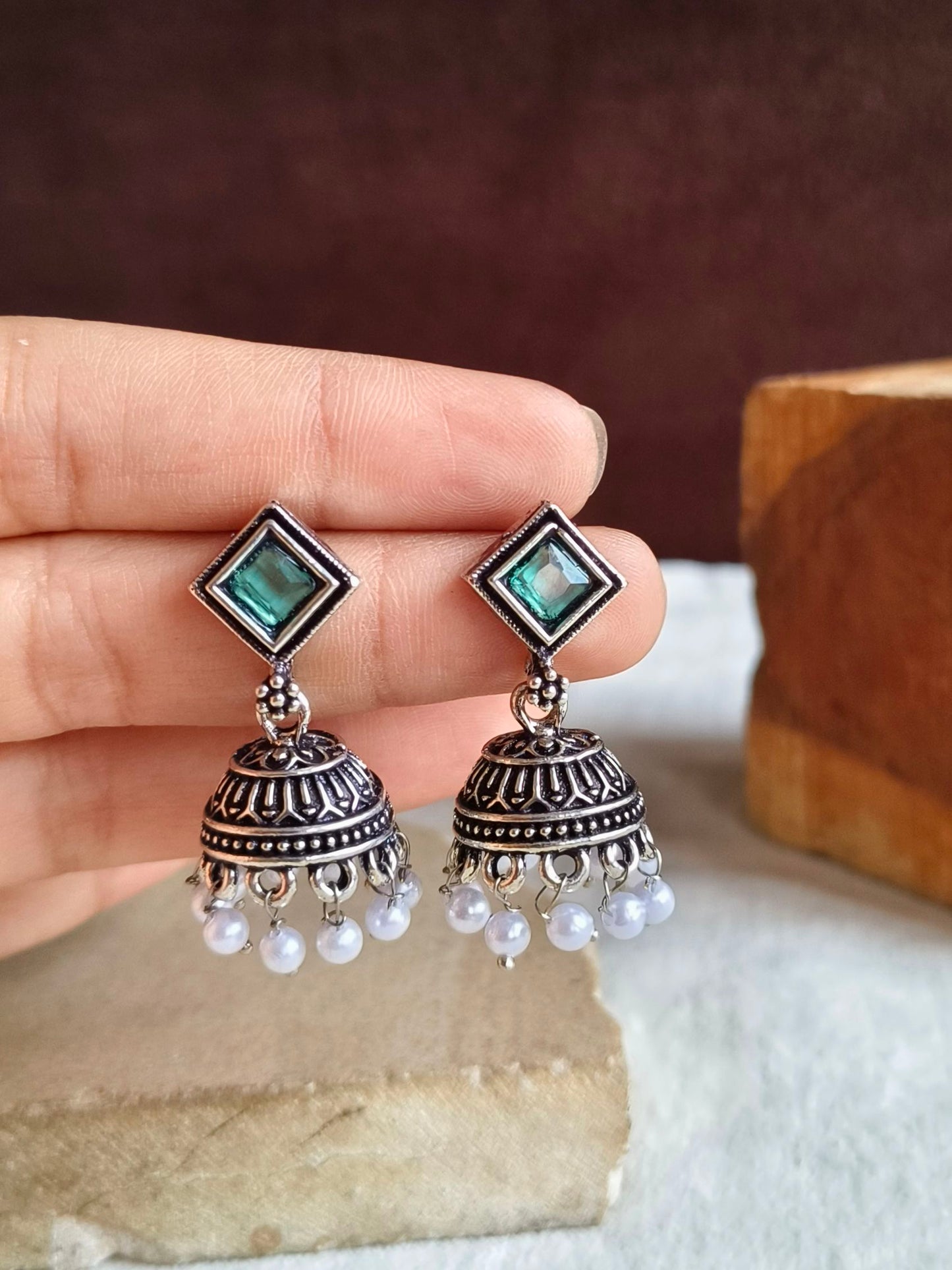 Oxidised Earrings
