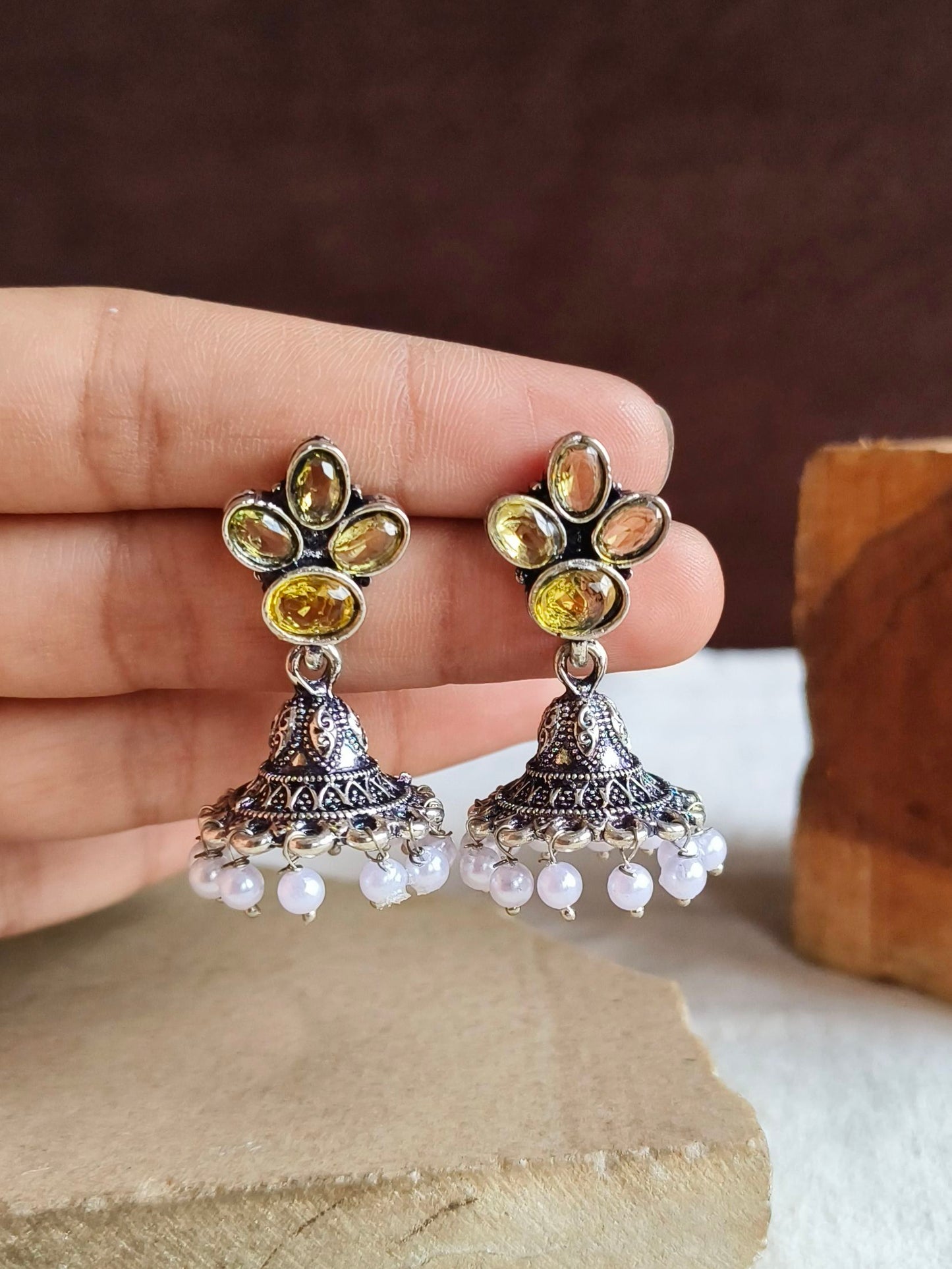 Oxidised Earrings