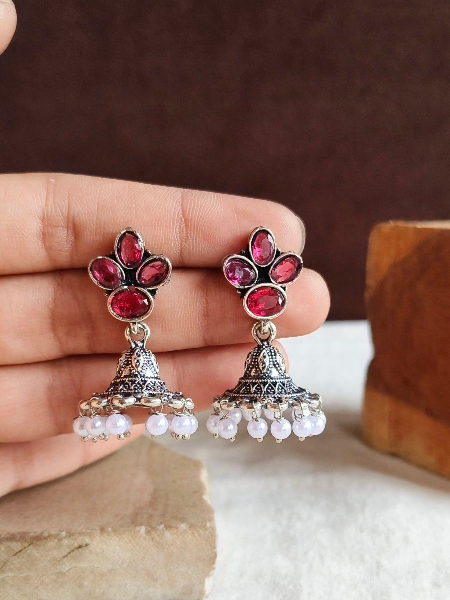 Oxidised Earrings