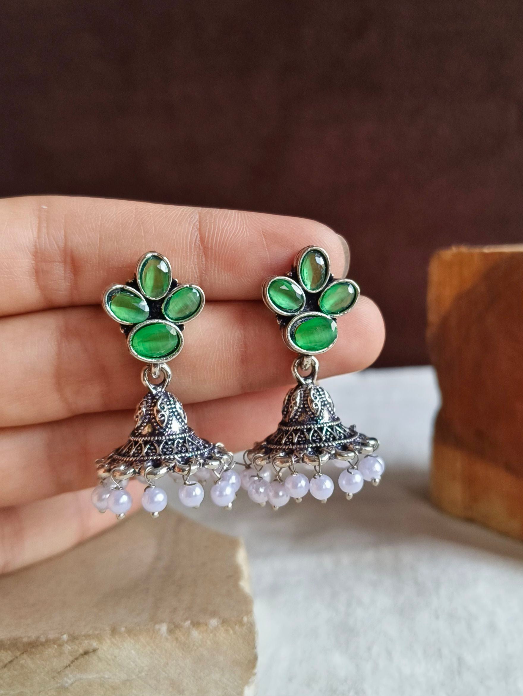 Oxidised Earrings