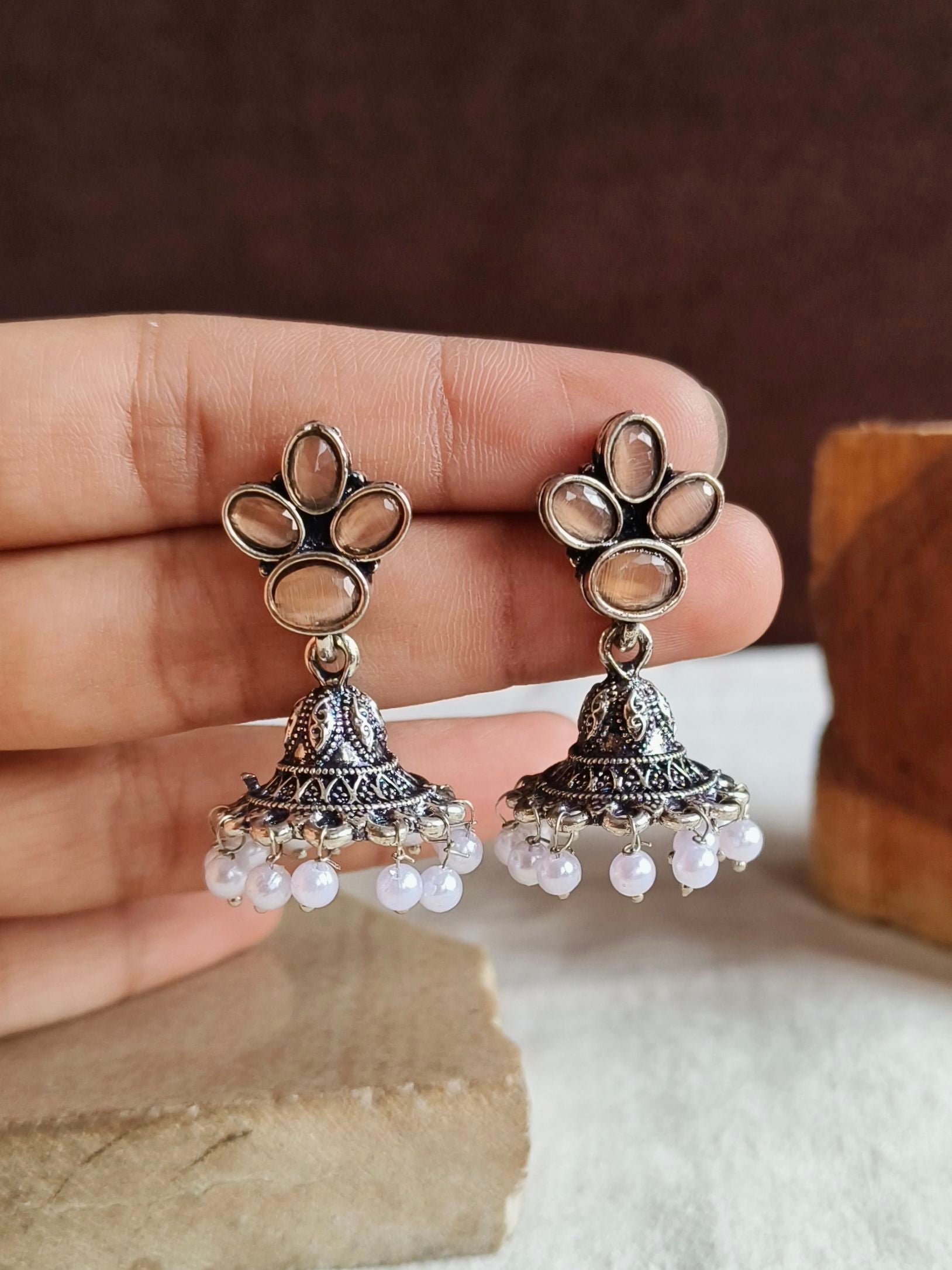 Oxidised Earrings