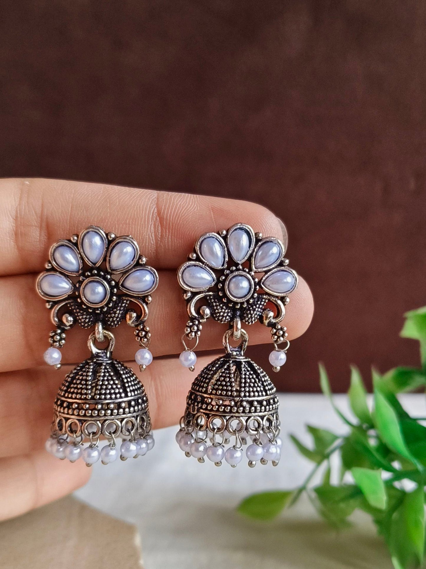 Oxidised Earrings