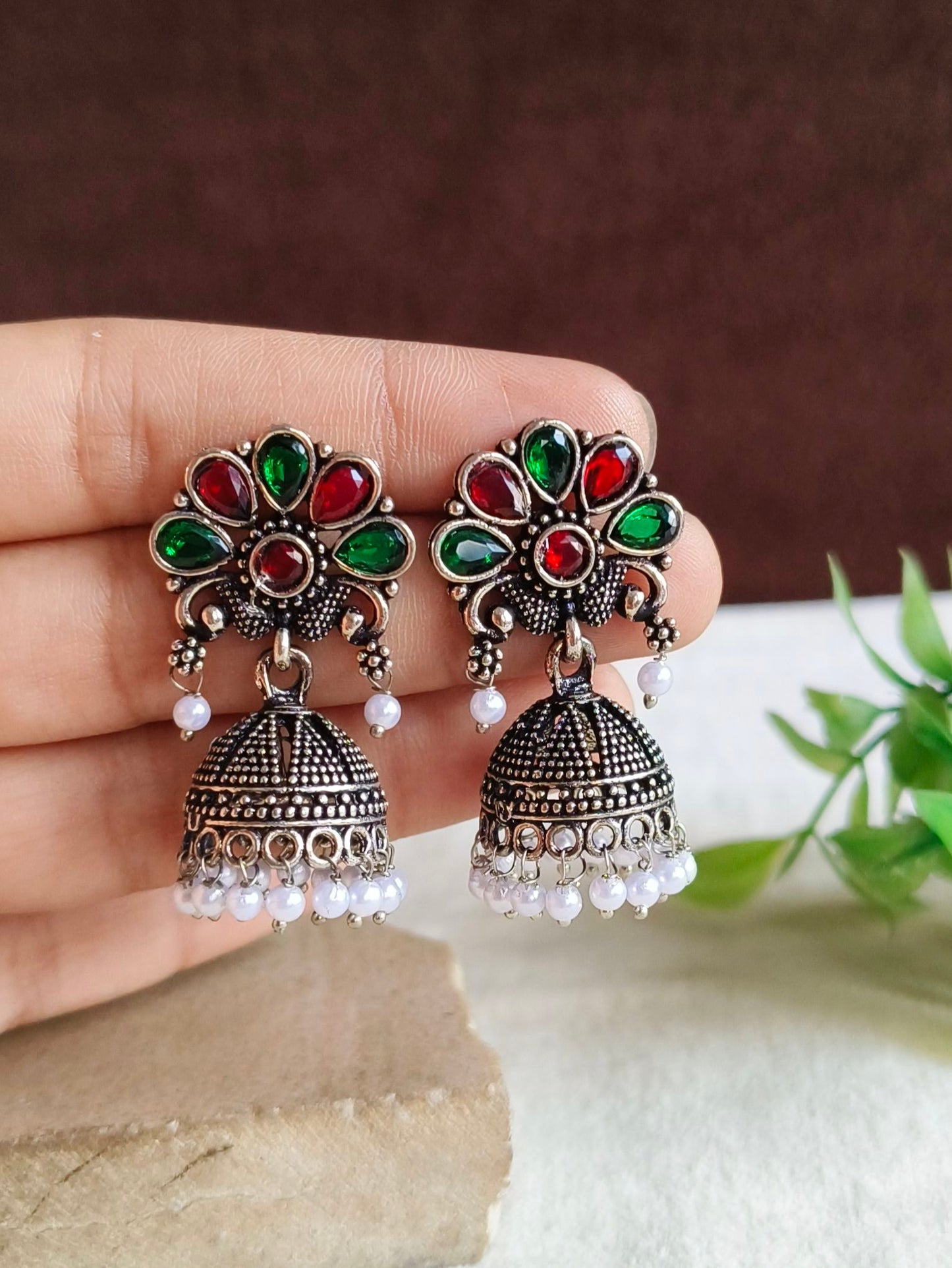 Oxidised Earrings