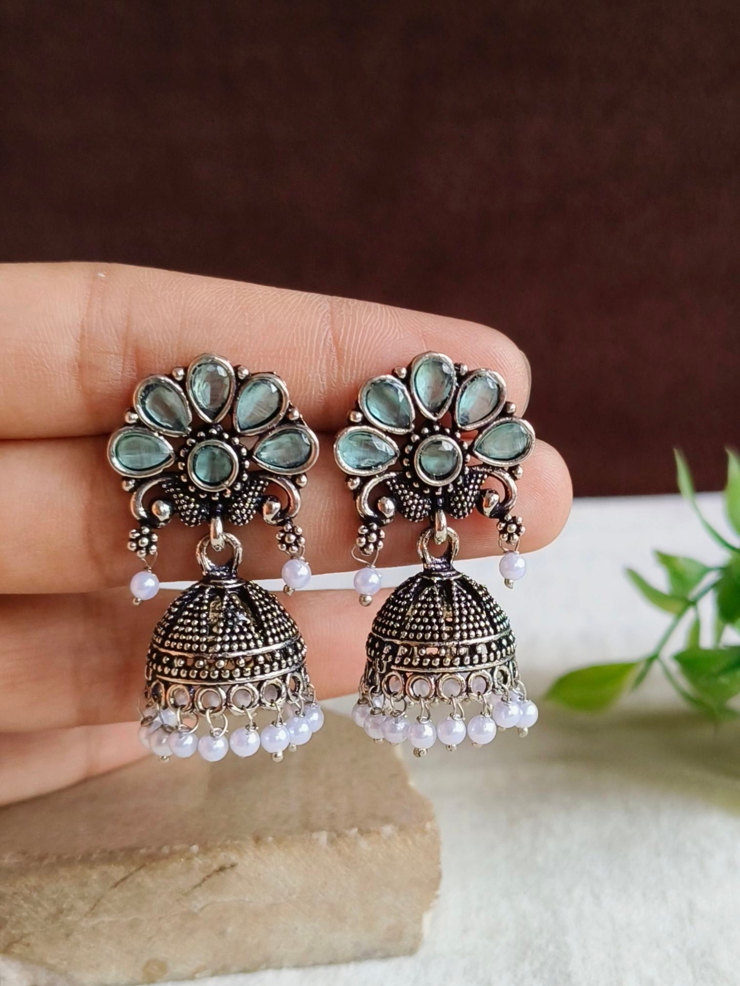 Oxidised Earrings