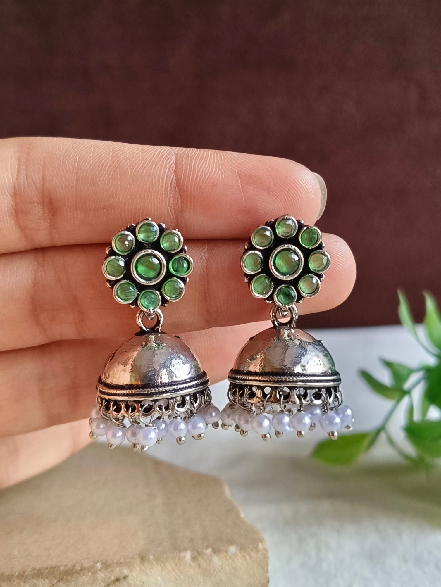 Oxidised Earrings
