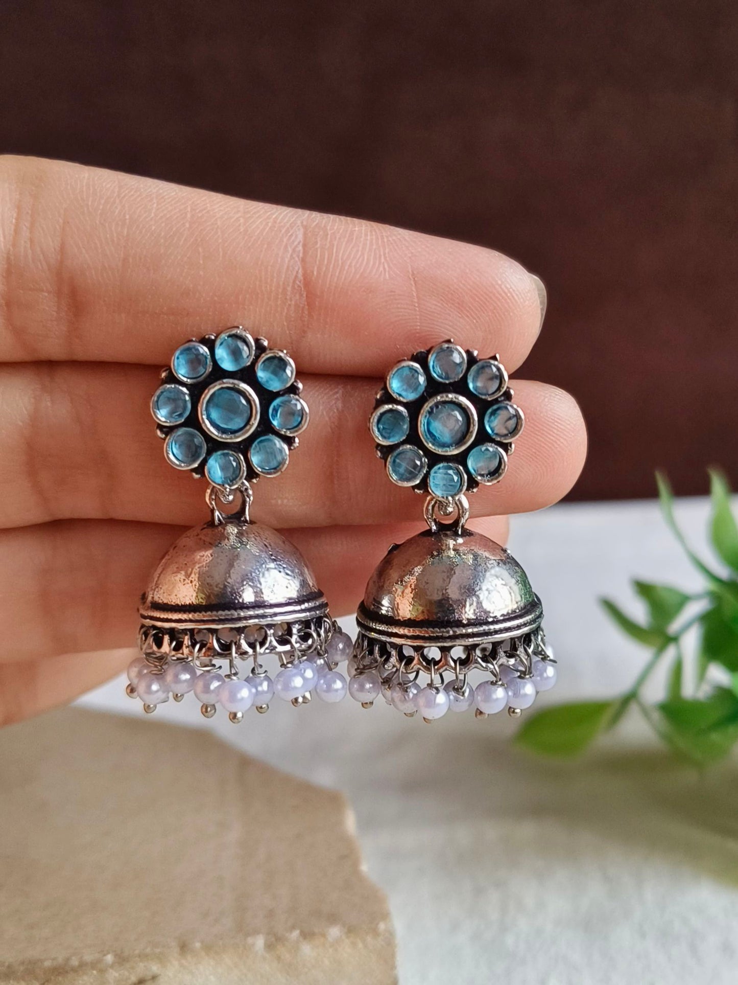 Oxidised Earrings
