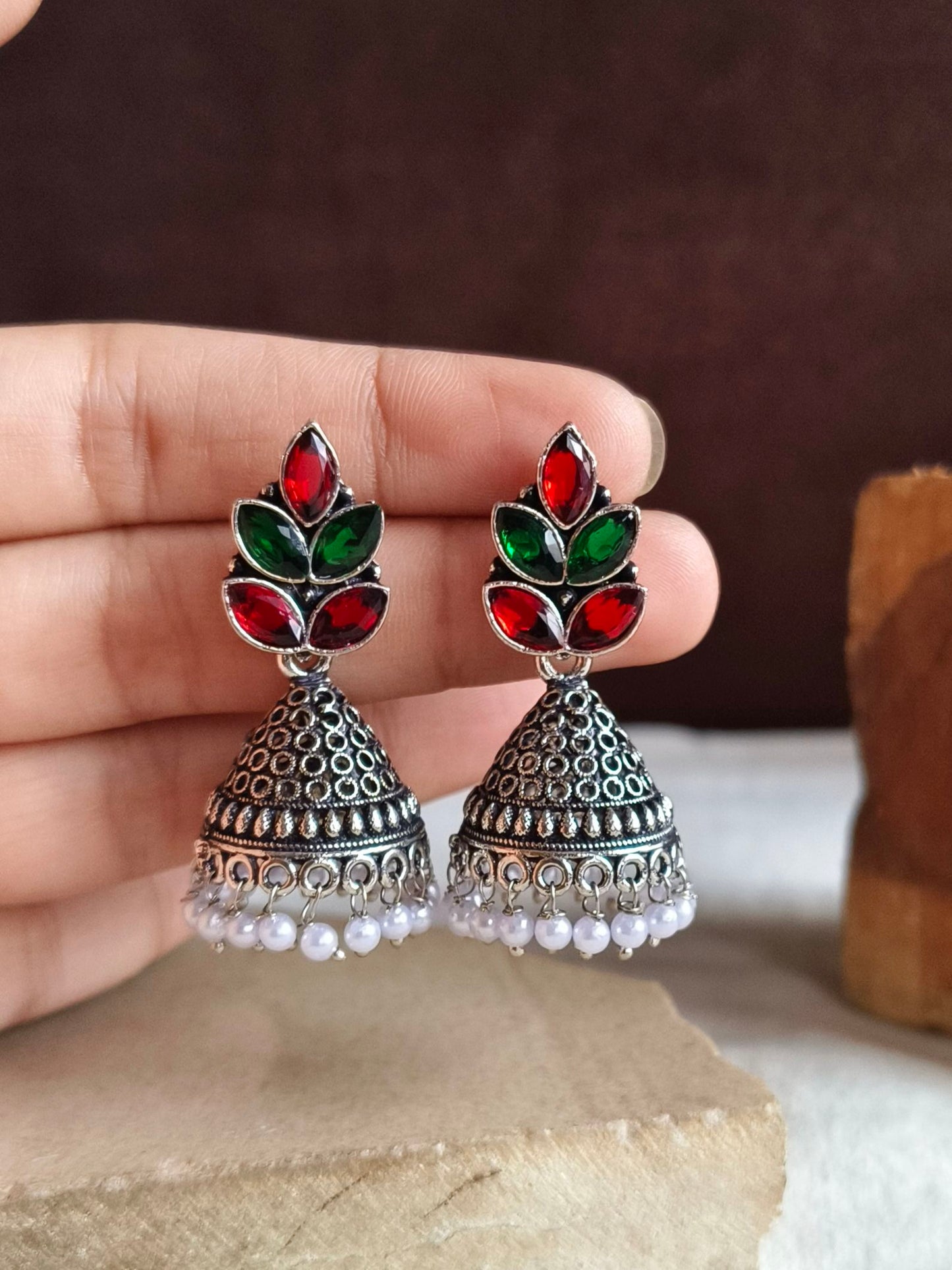 Oxidised Earrings