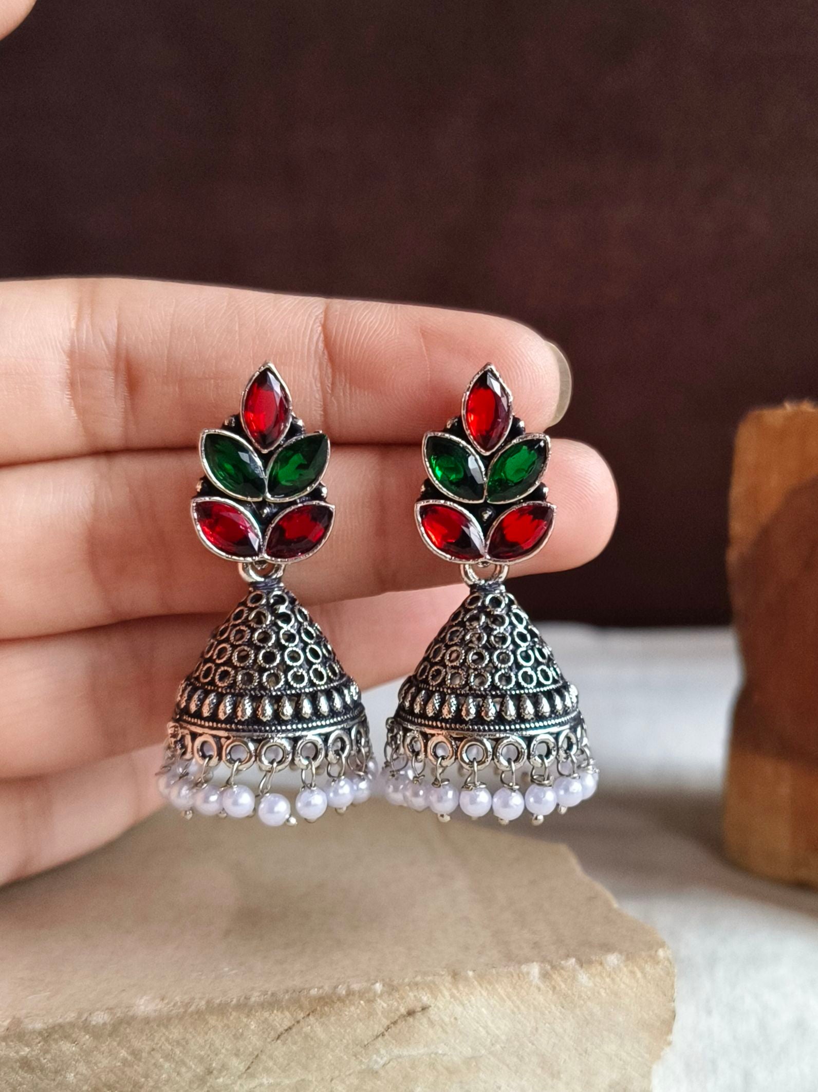 Oxidised Earrings