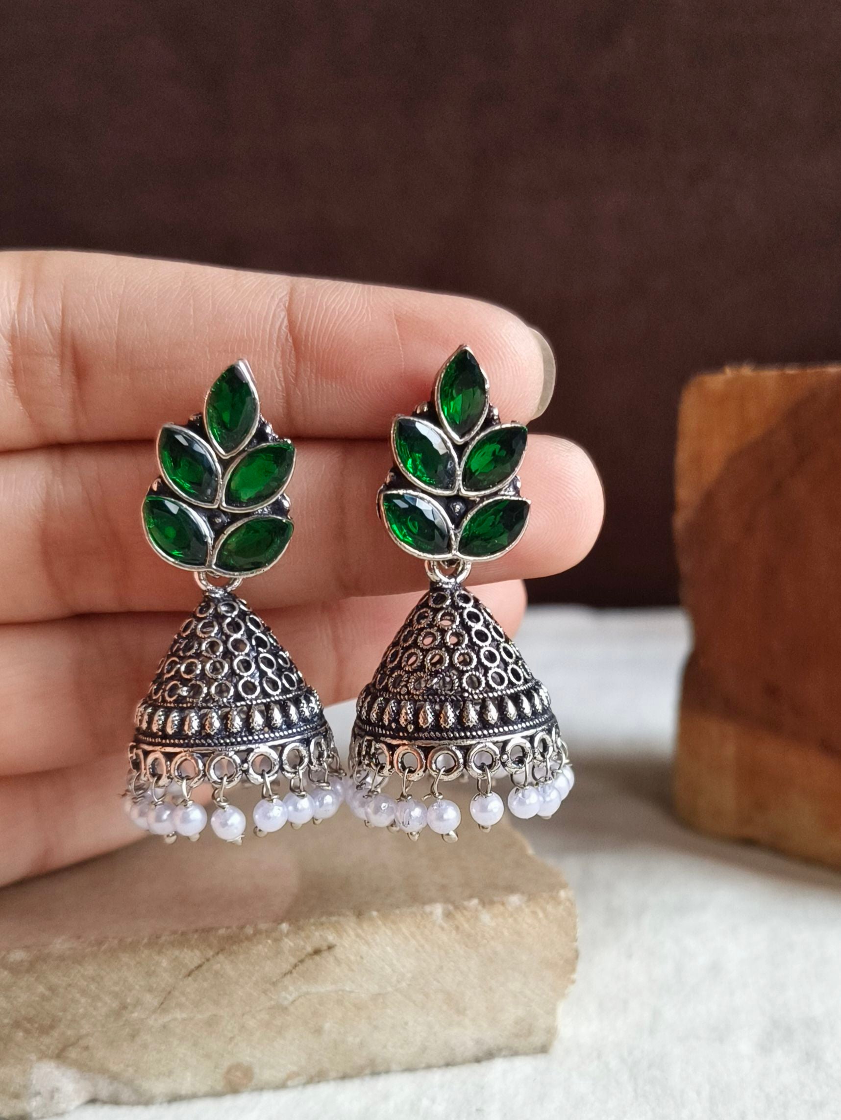 Oxidised Earrings