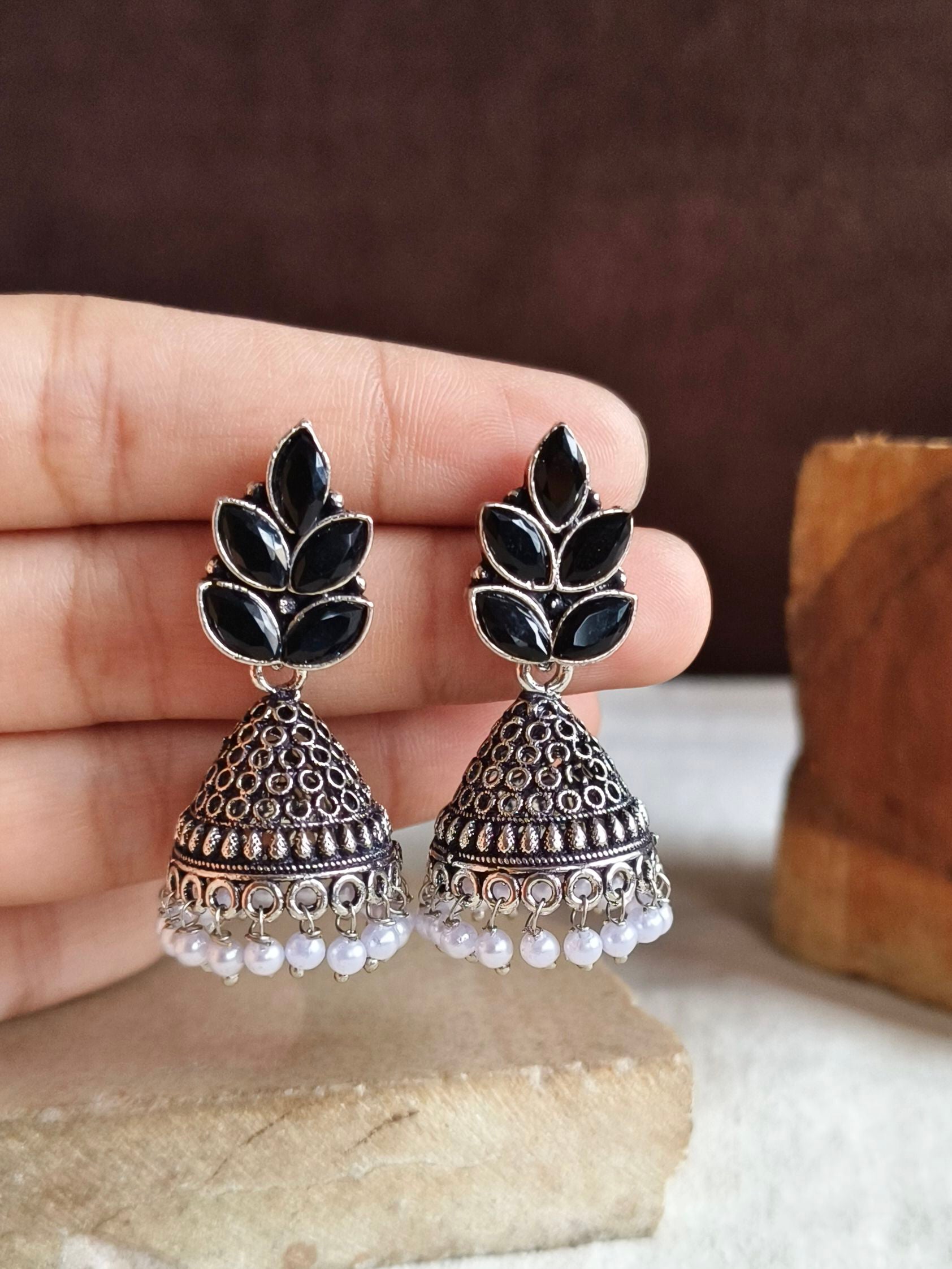 Oxidised Earrings