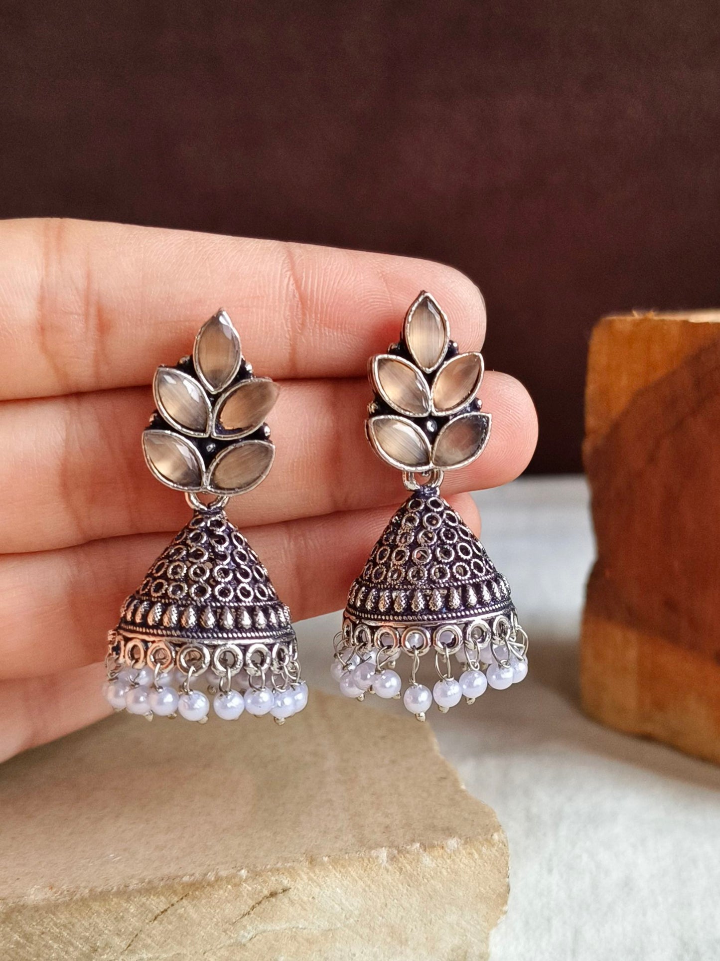 Oxidised Earrings