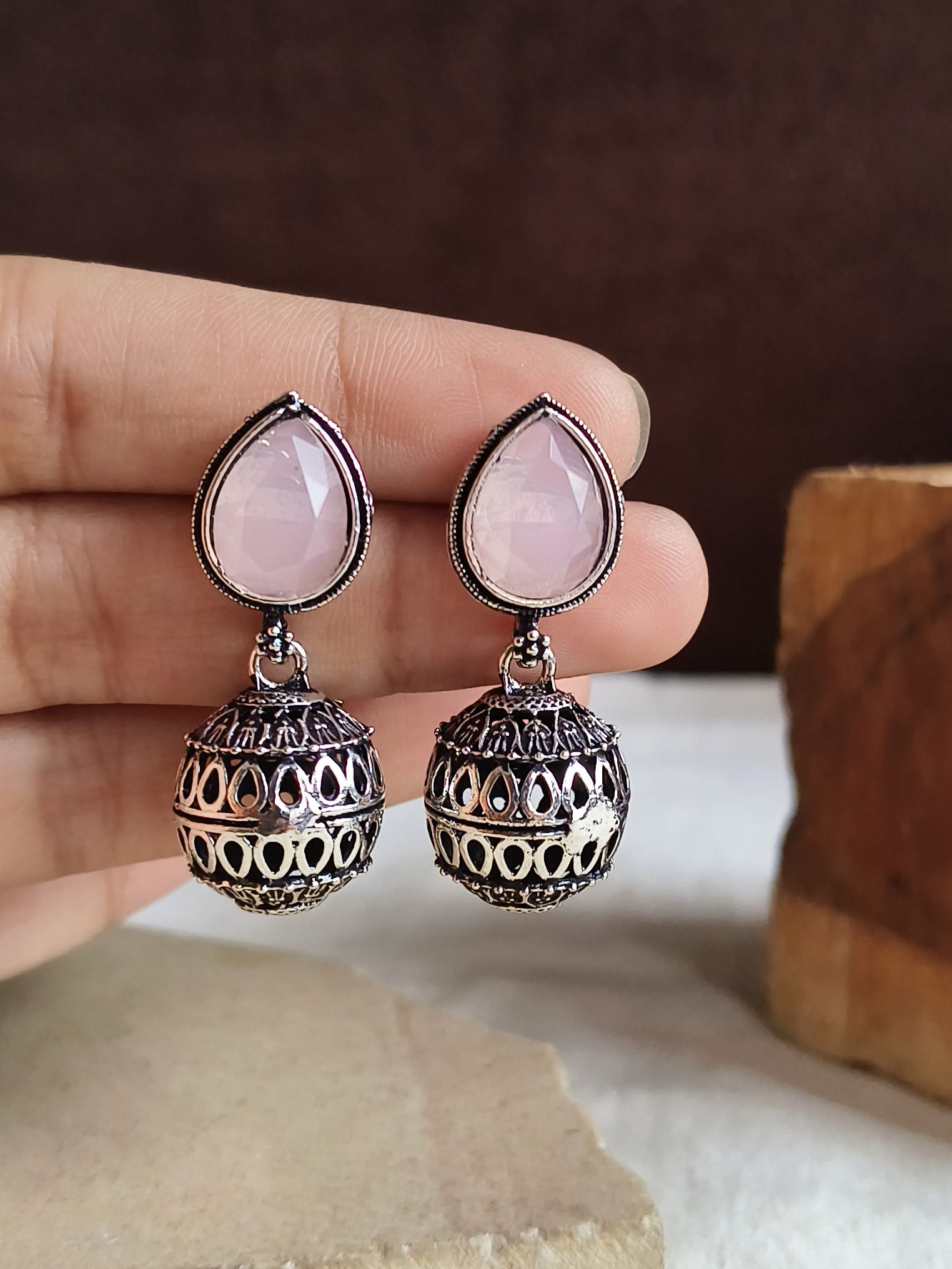 Oxidised Earrings