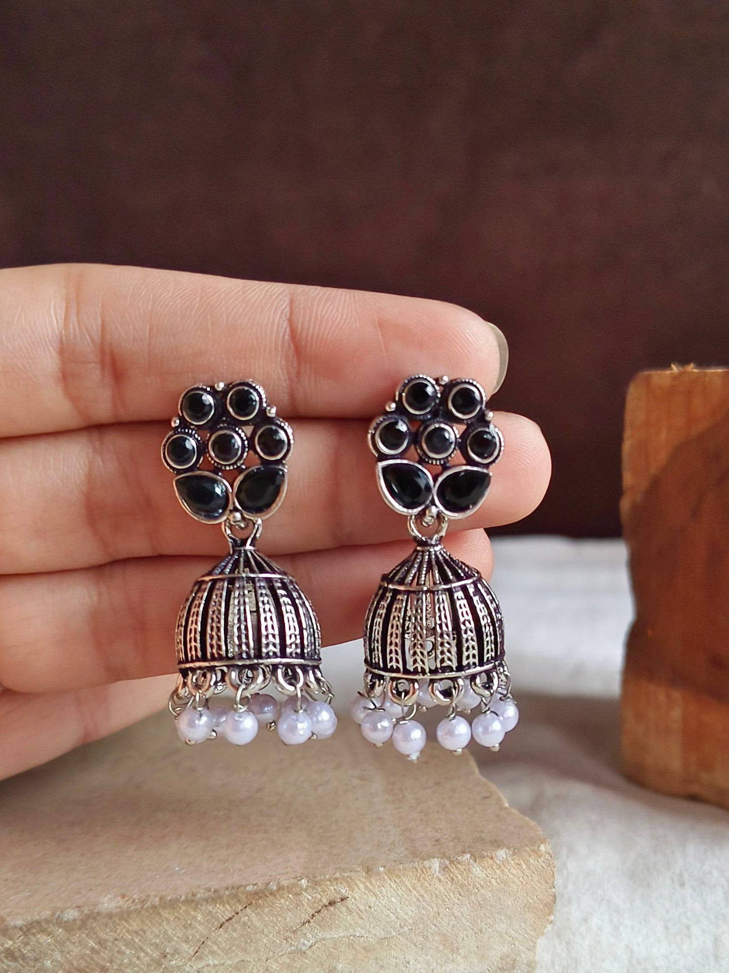 Oxidised Earrings