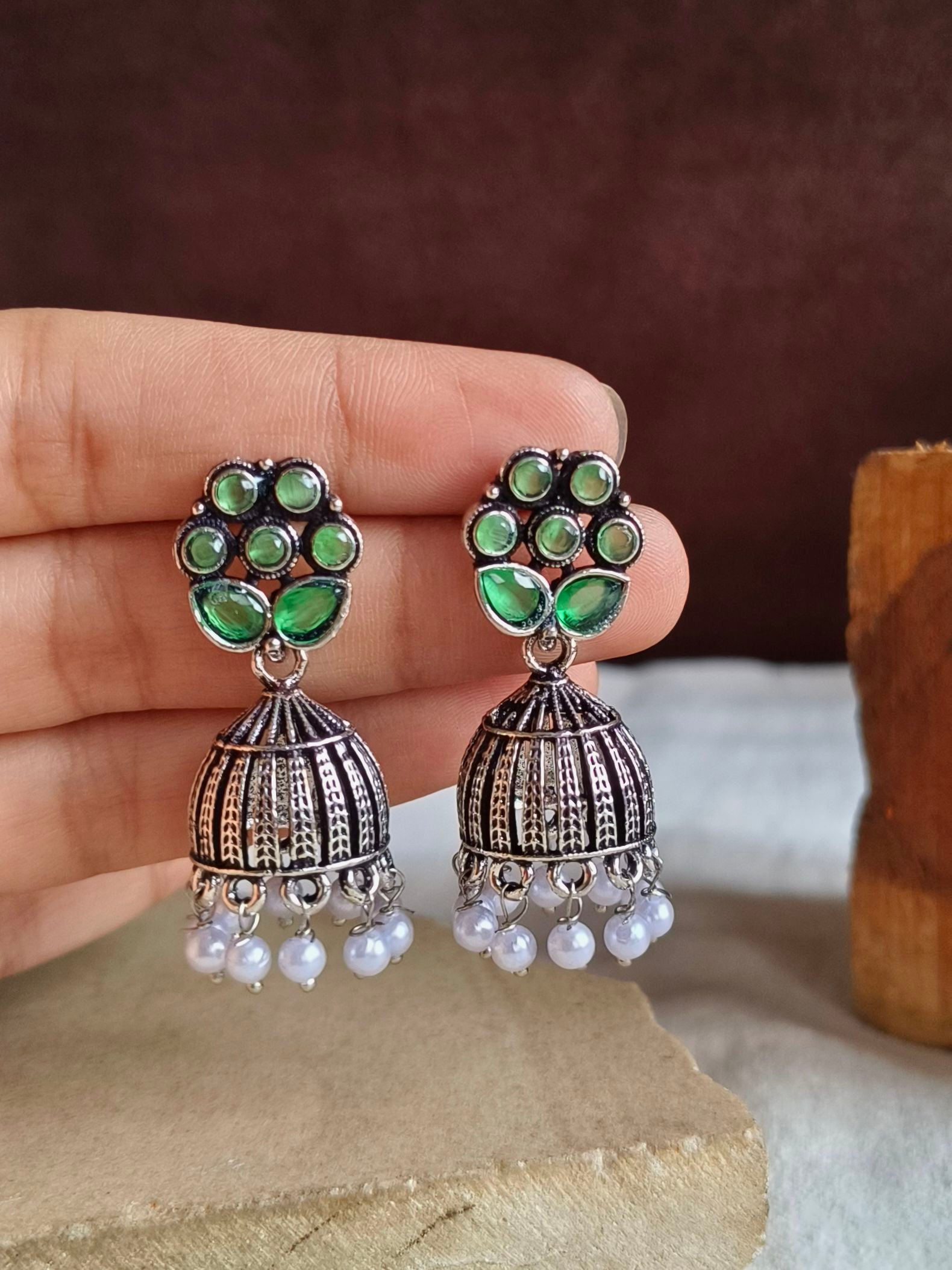 Oxidised Earrings