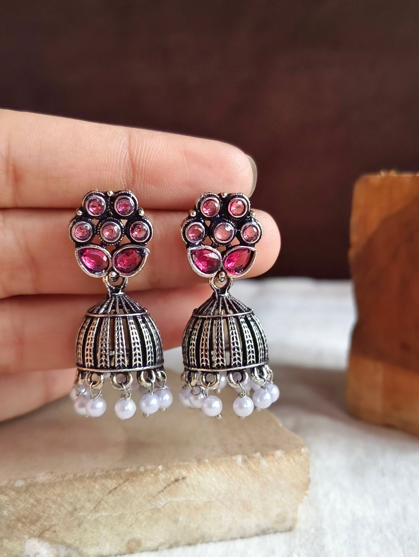 Oxidised Earrings