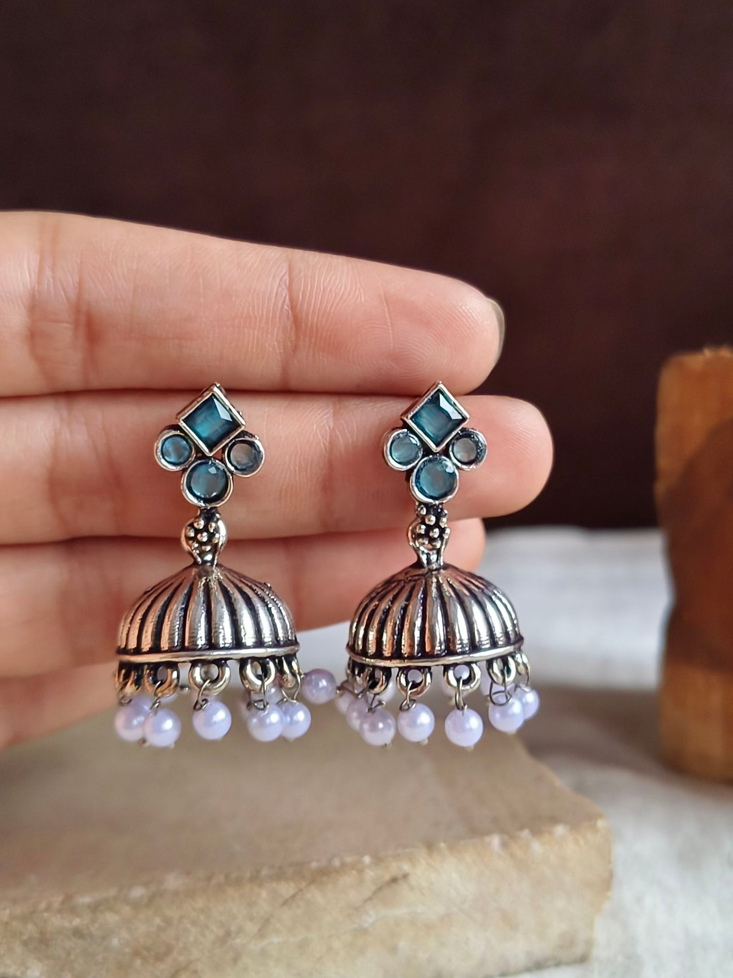 Oxidised Earrings