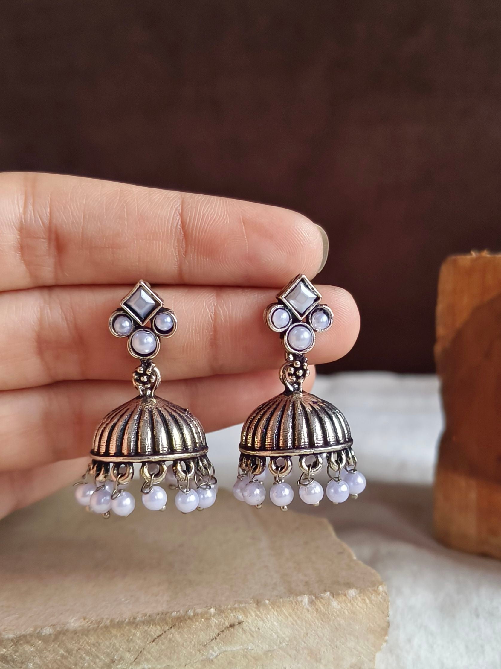 Oxidised Earrings