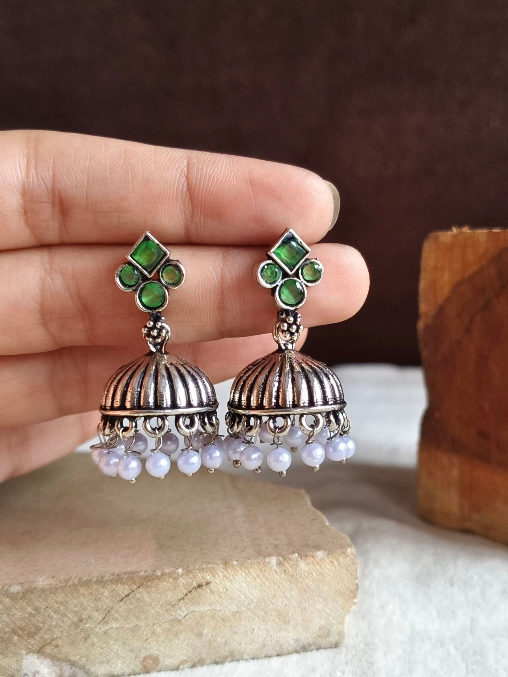 Oxidised Earrings