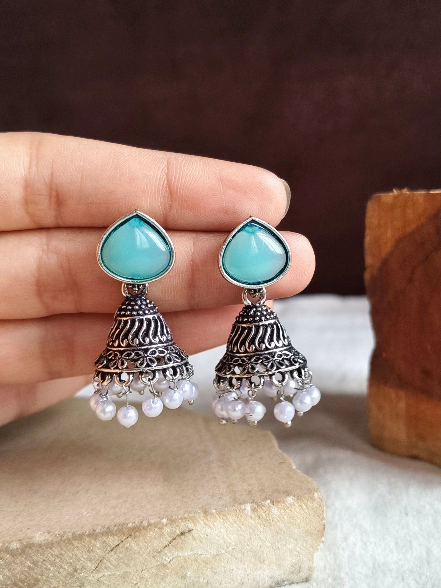 Oxidised Earrings