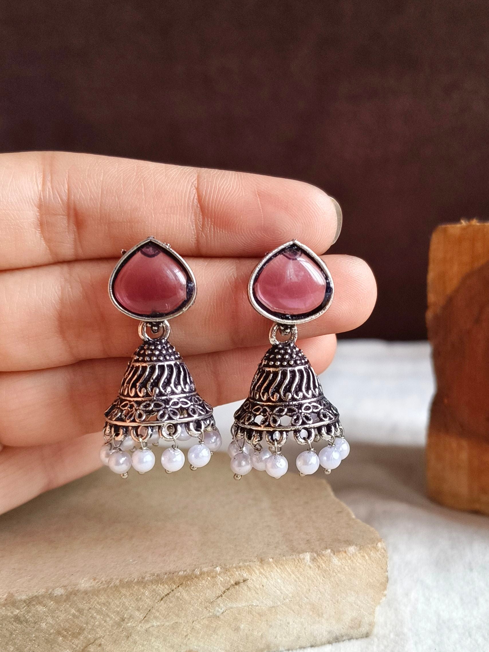 Oxidised Earrings