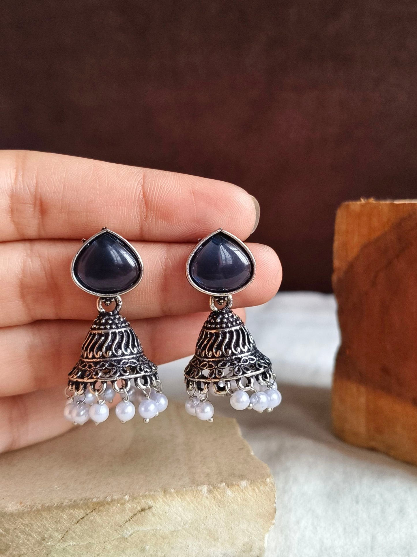 Oxidised Earrings