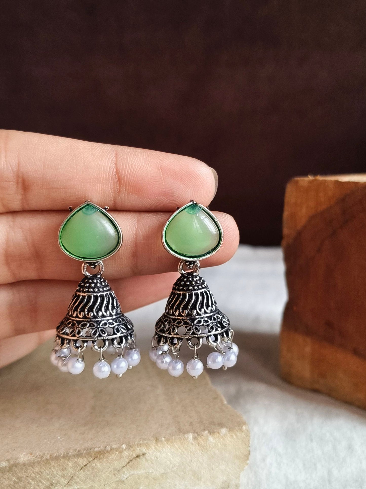 Oxidised Earrings