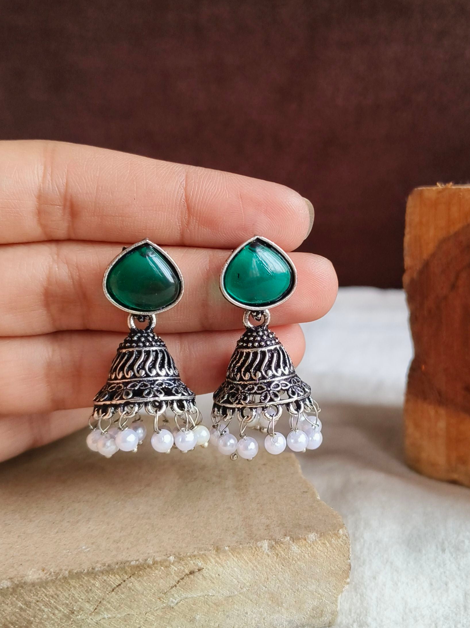Oxidised Earrings