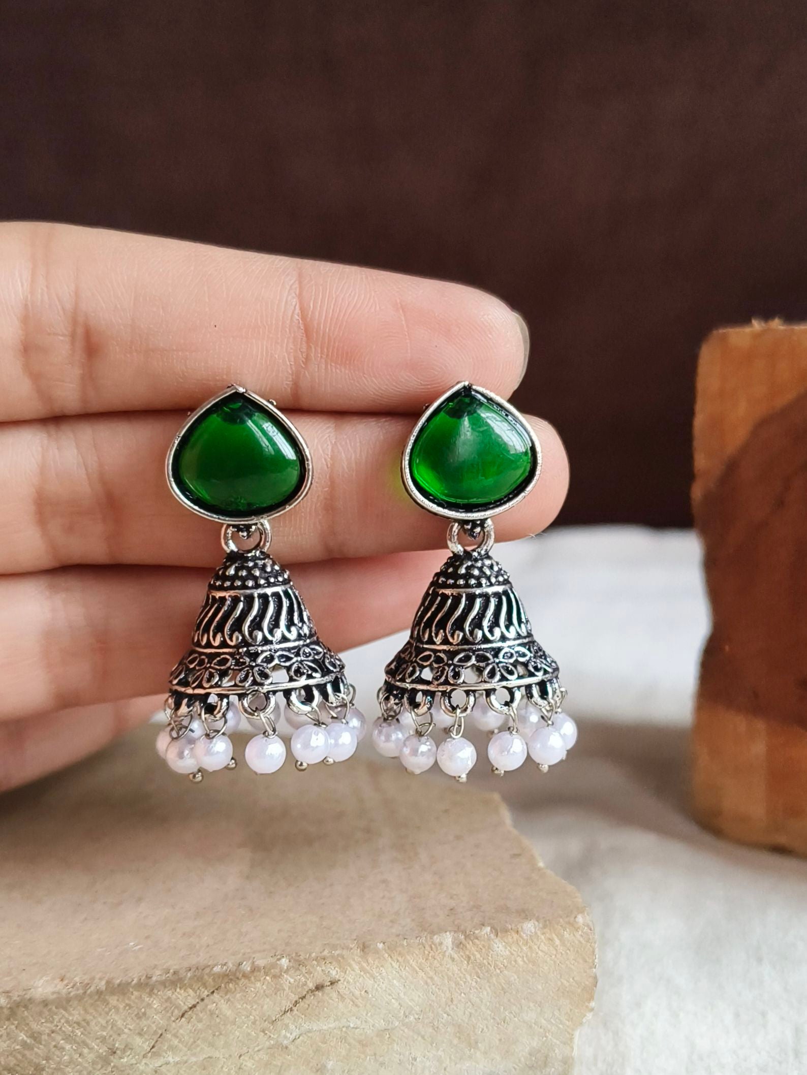 Oxidised Earrings