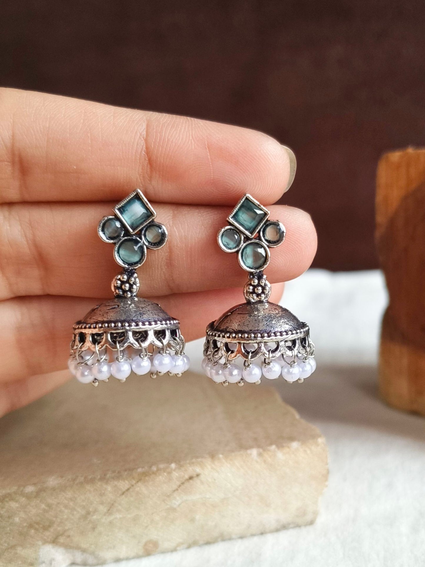 Oxidised Earrings