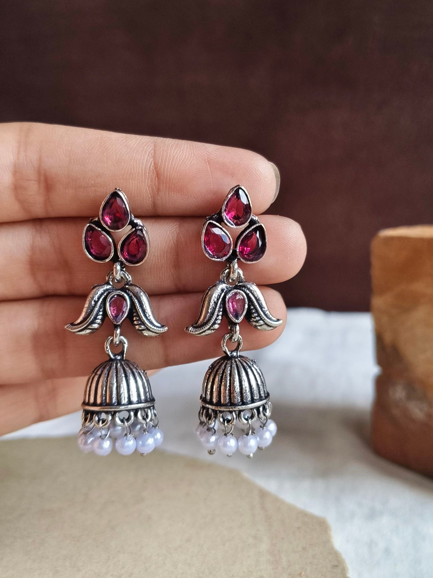 Oxidised Earrings
