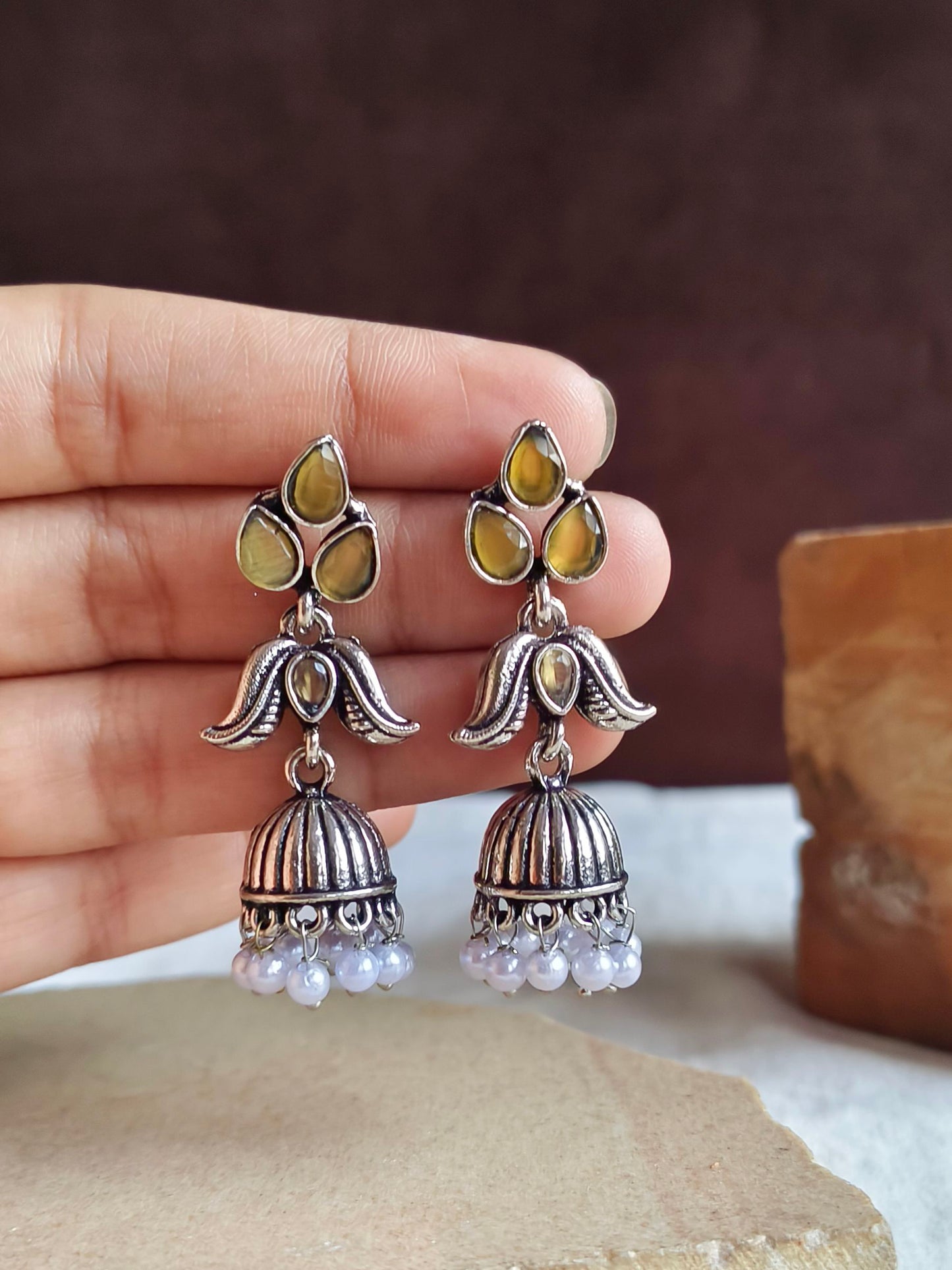Oxidised Earrings