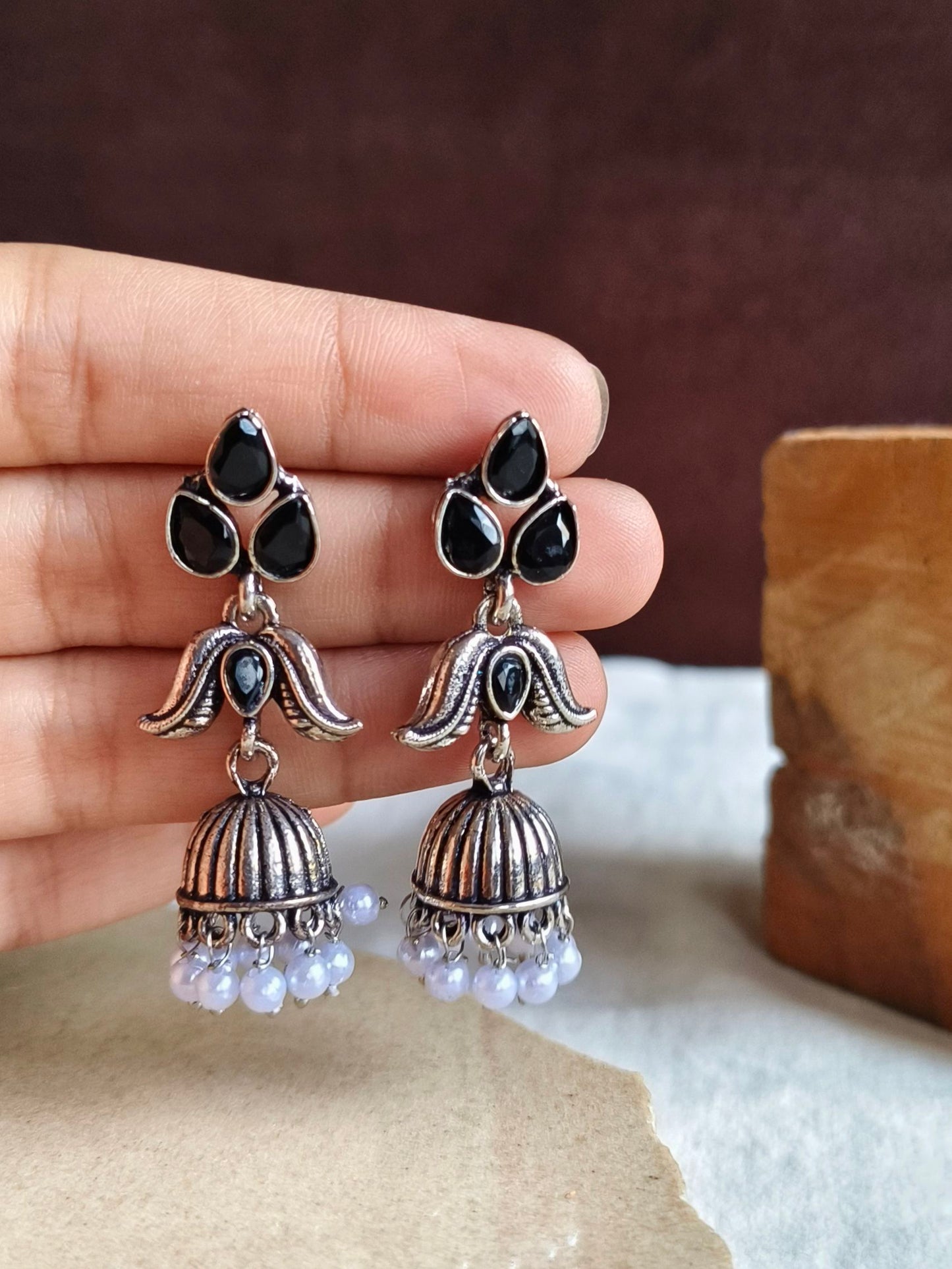 Oxidised Earrings