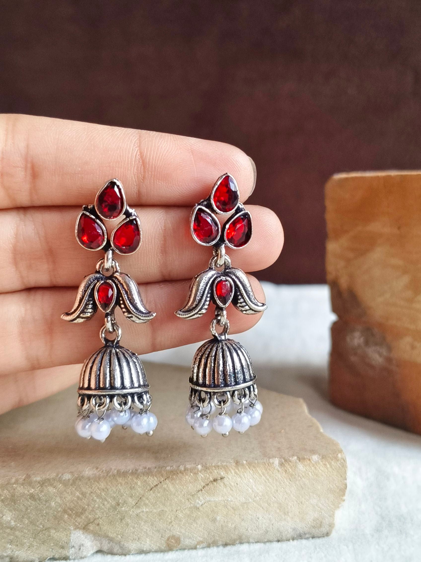 Oxidised Earrings