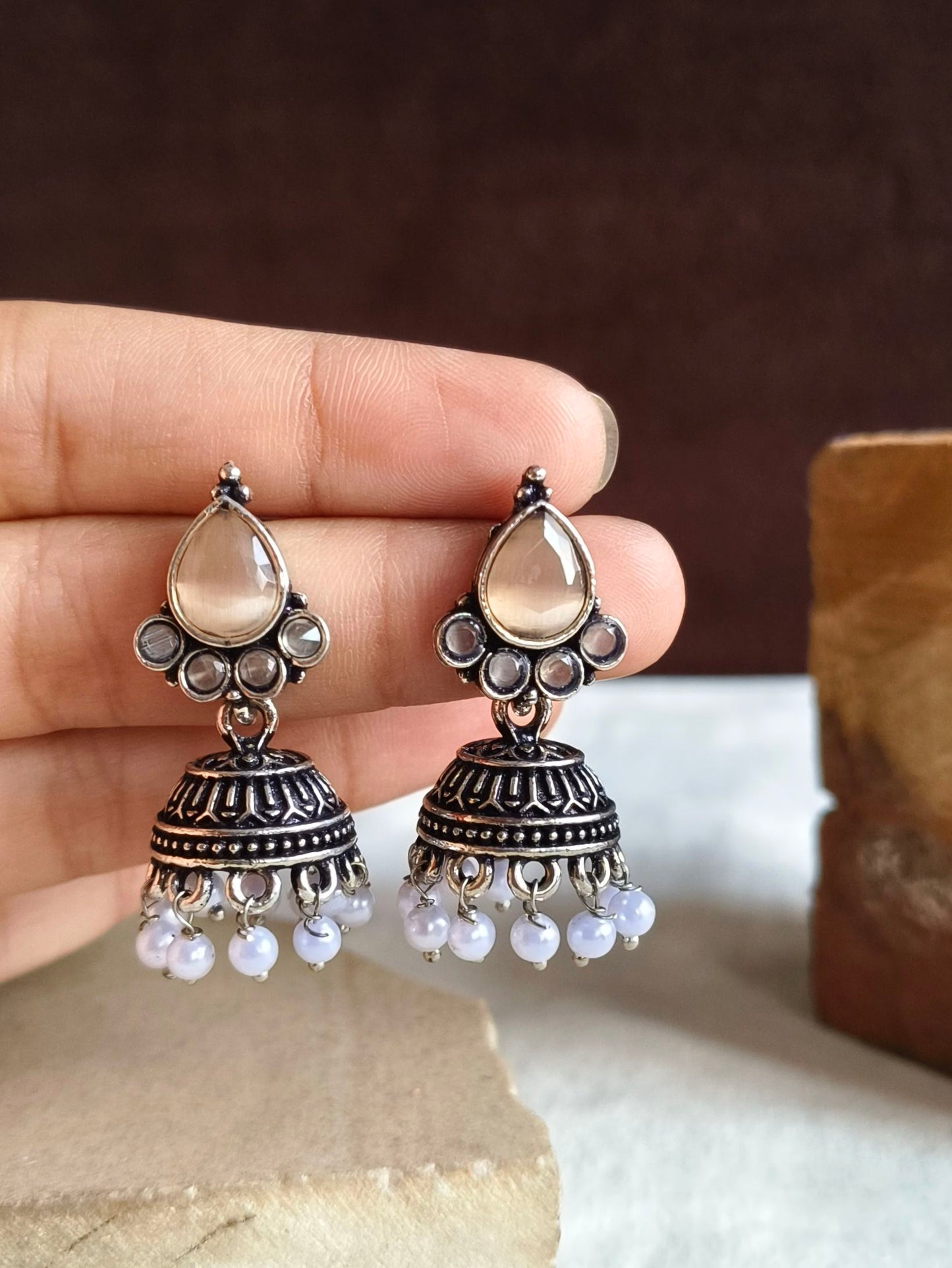Oxidised Earrings