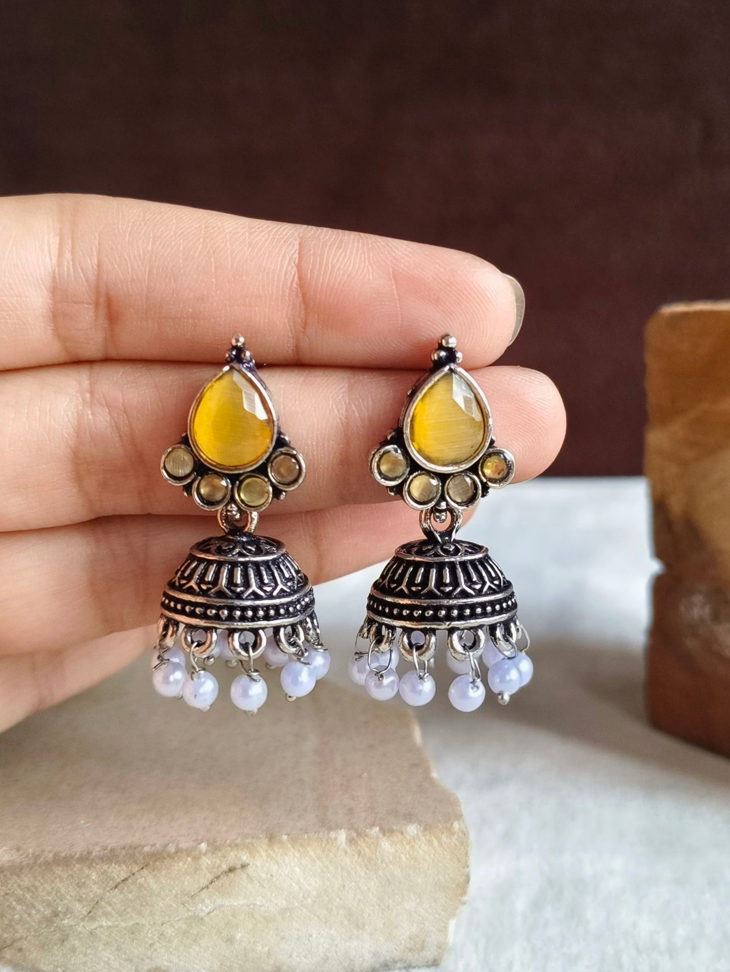 Oxidised Earrings