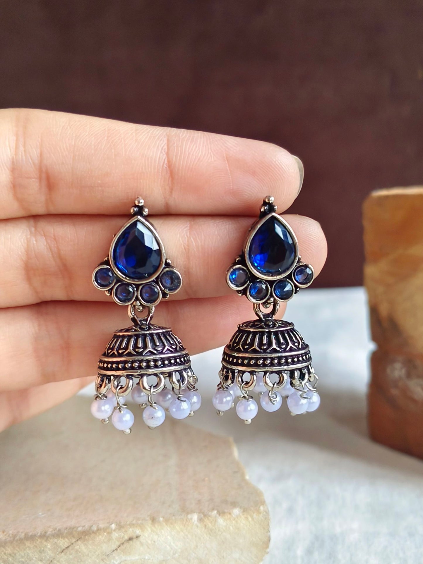 Oxidised Earrings