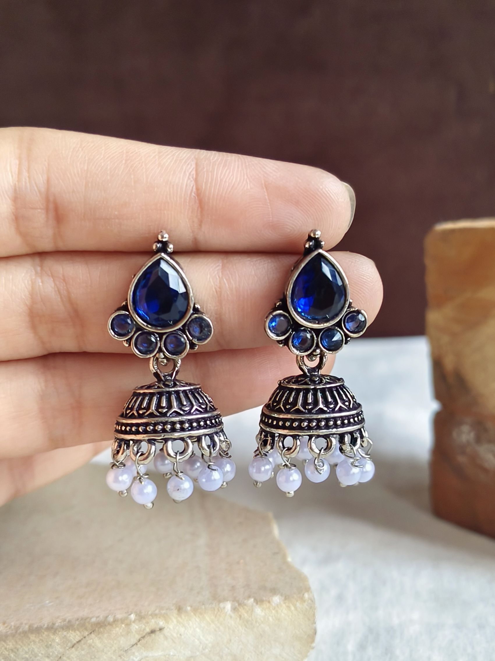 Oxidised Earrings